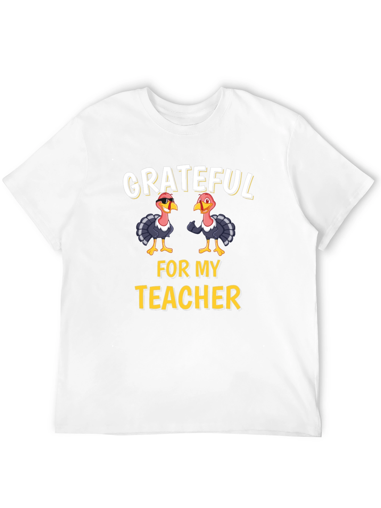 Grateful for My Teacher Thanksgiving T-Shirt