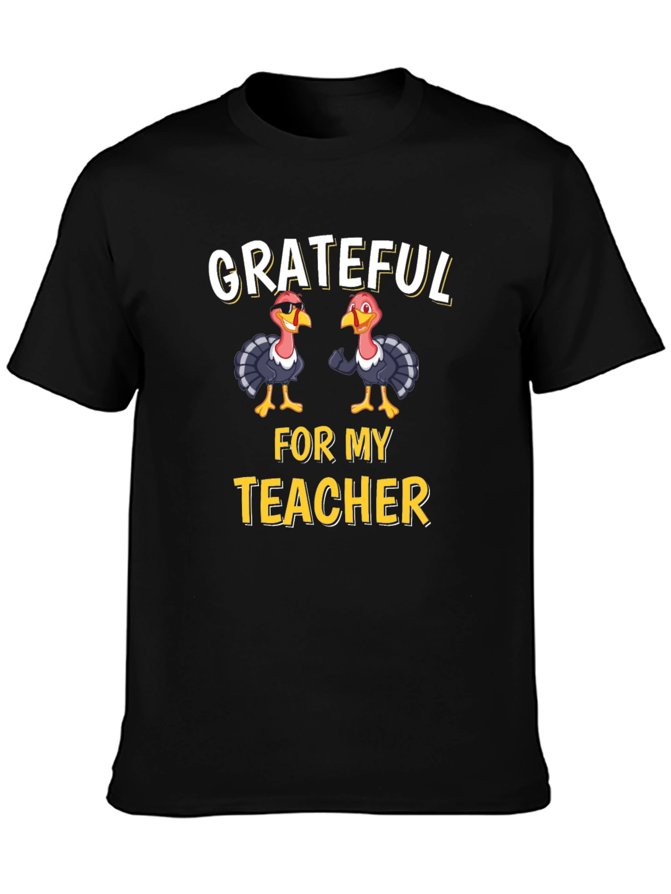 Grateful for My Teacher Thanksgiving T-Shirt