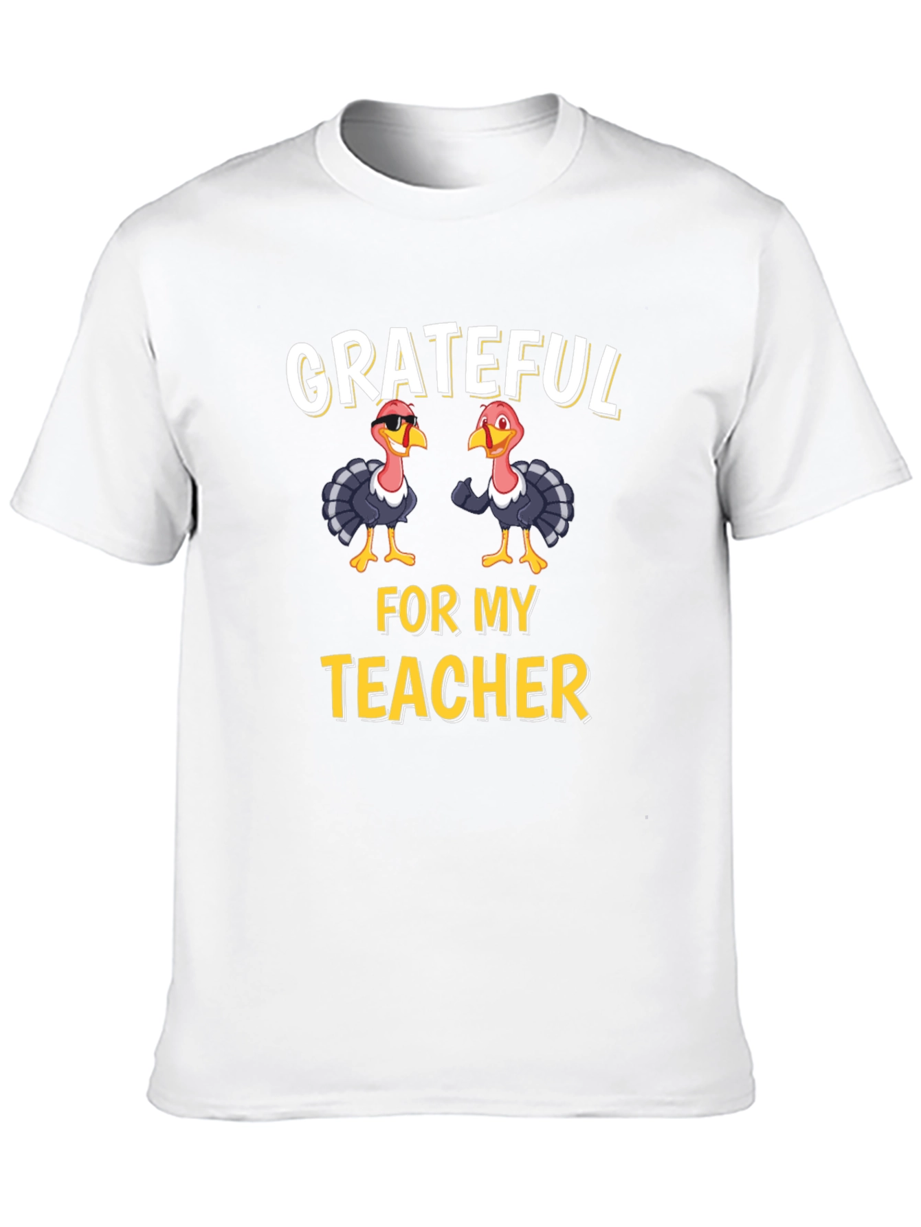 Grateful for My Teacher Thanksgiving T-Shirt