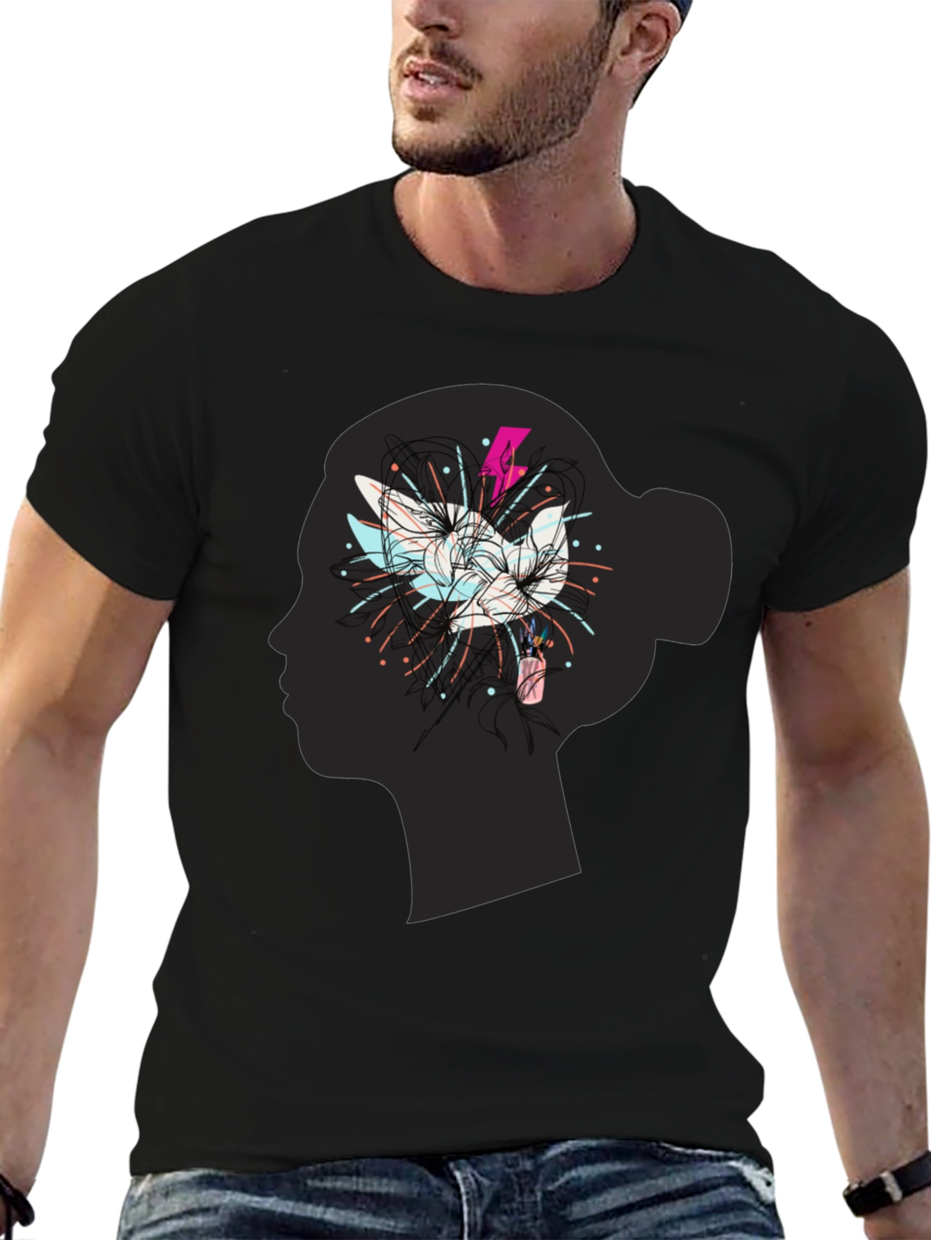 Abstract Mind T-Shirt - Artistic Graphic Tee