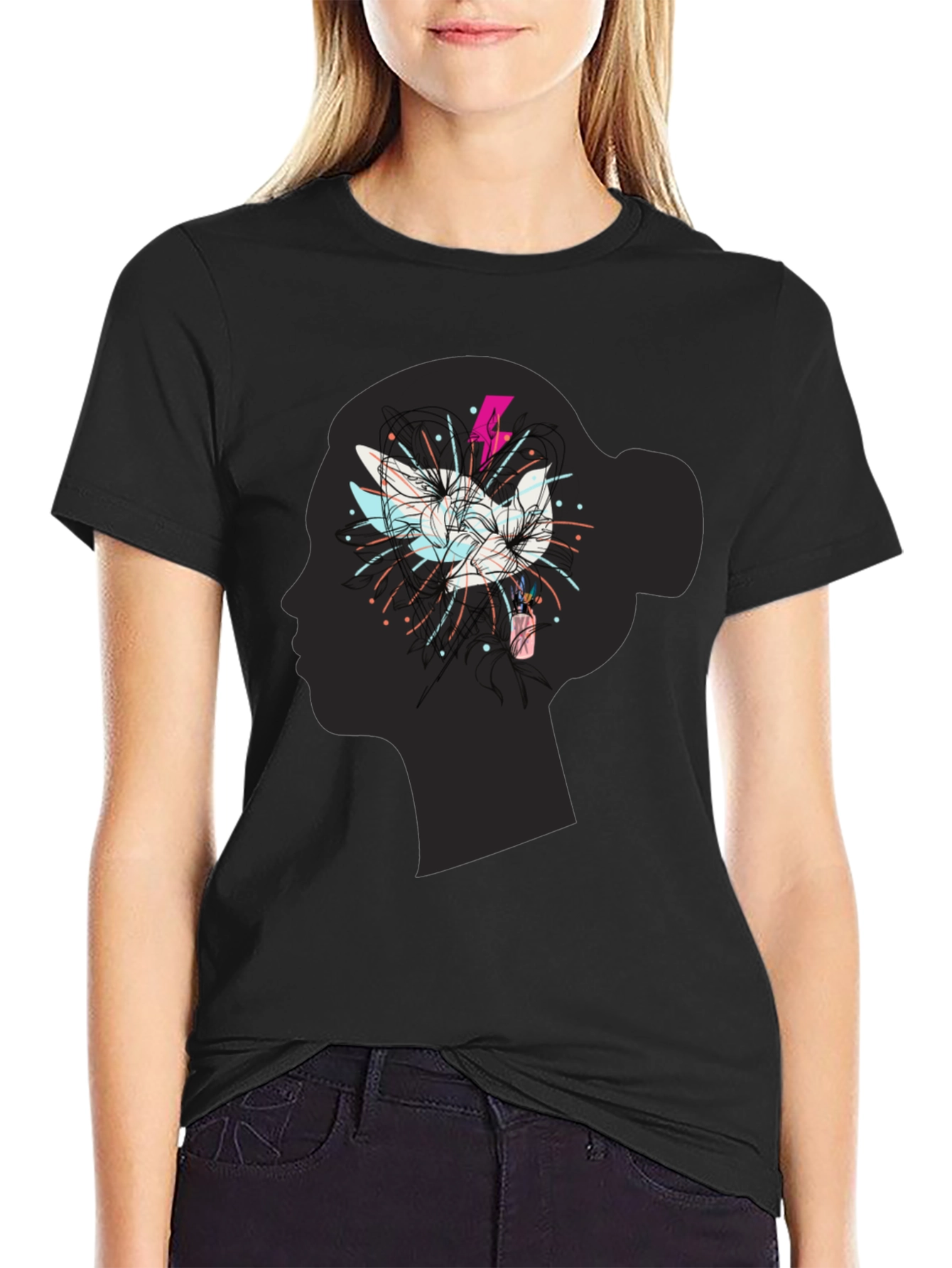 Abstract Mind T-Shirt - Artistic Graphic Tee