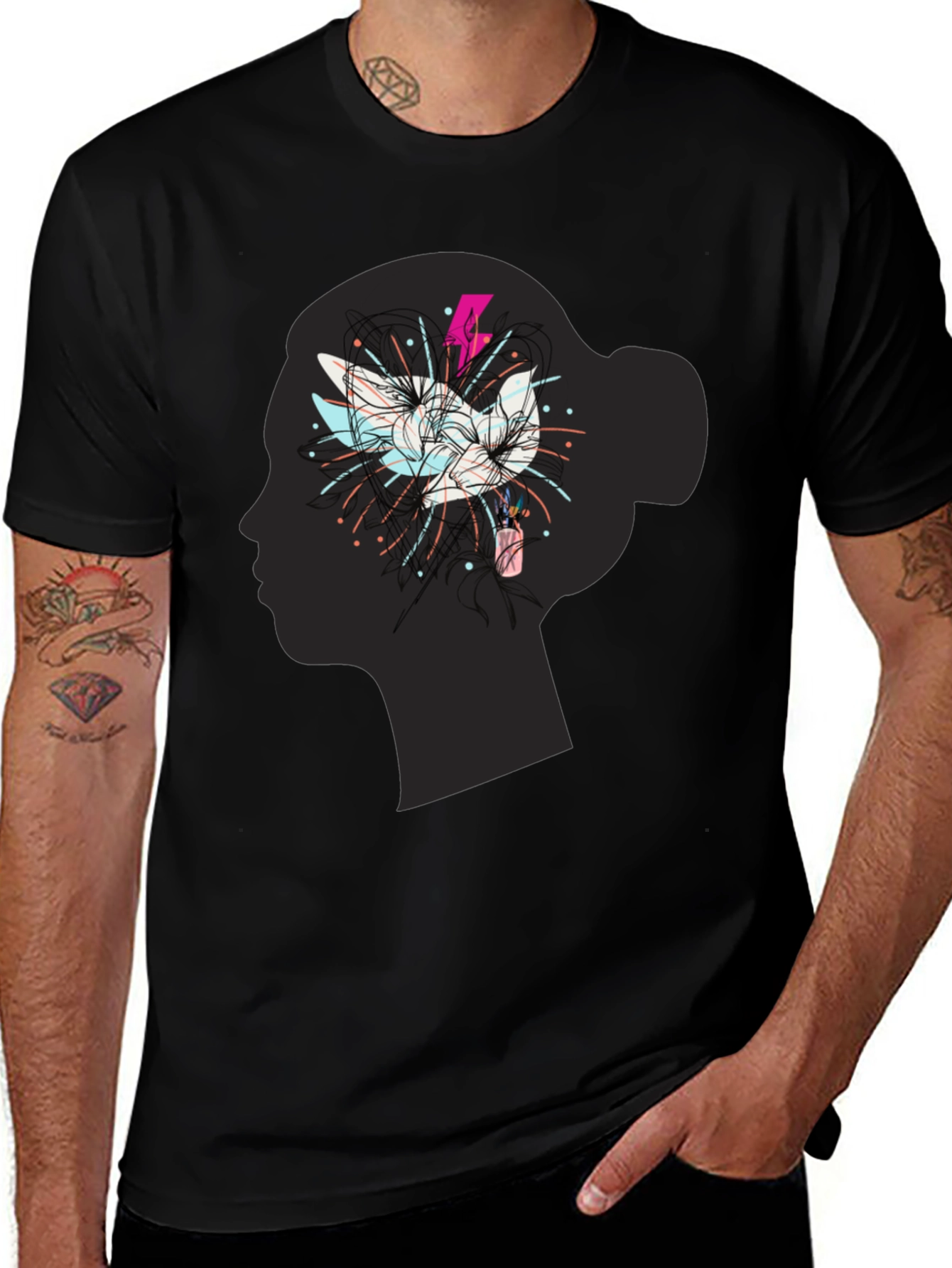 Abstract Mind T-Shirt - Artistic Graphic Tee