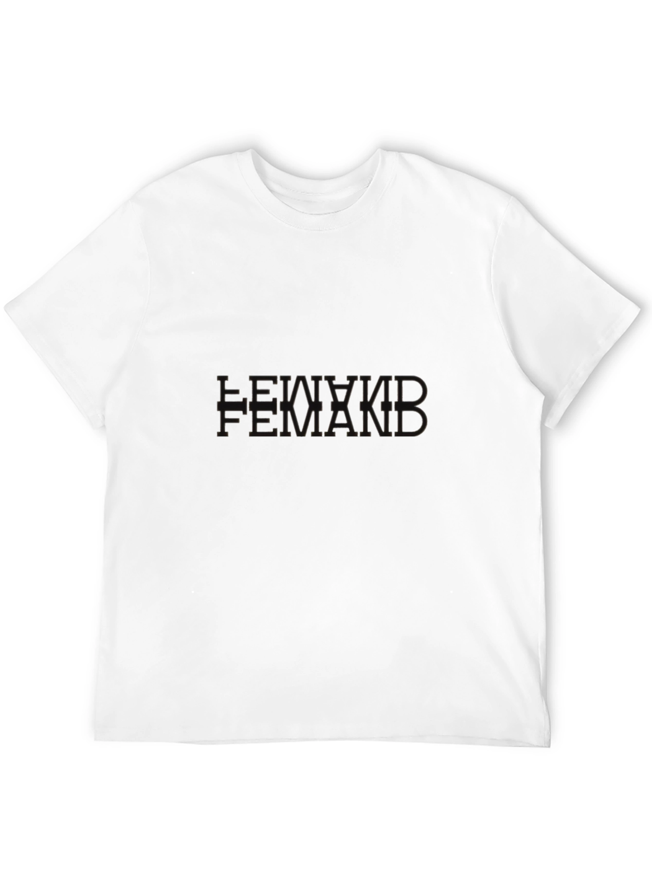 Black Graphic Tee:  LEWMKID FEMAKID Design