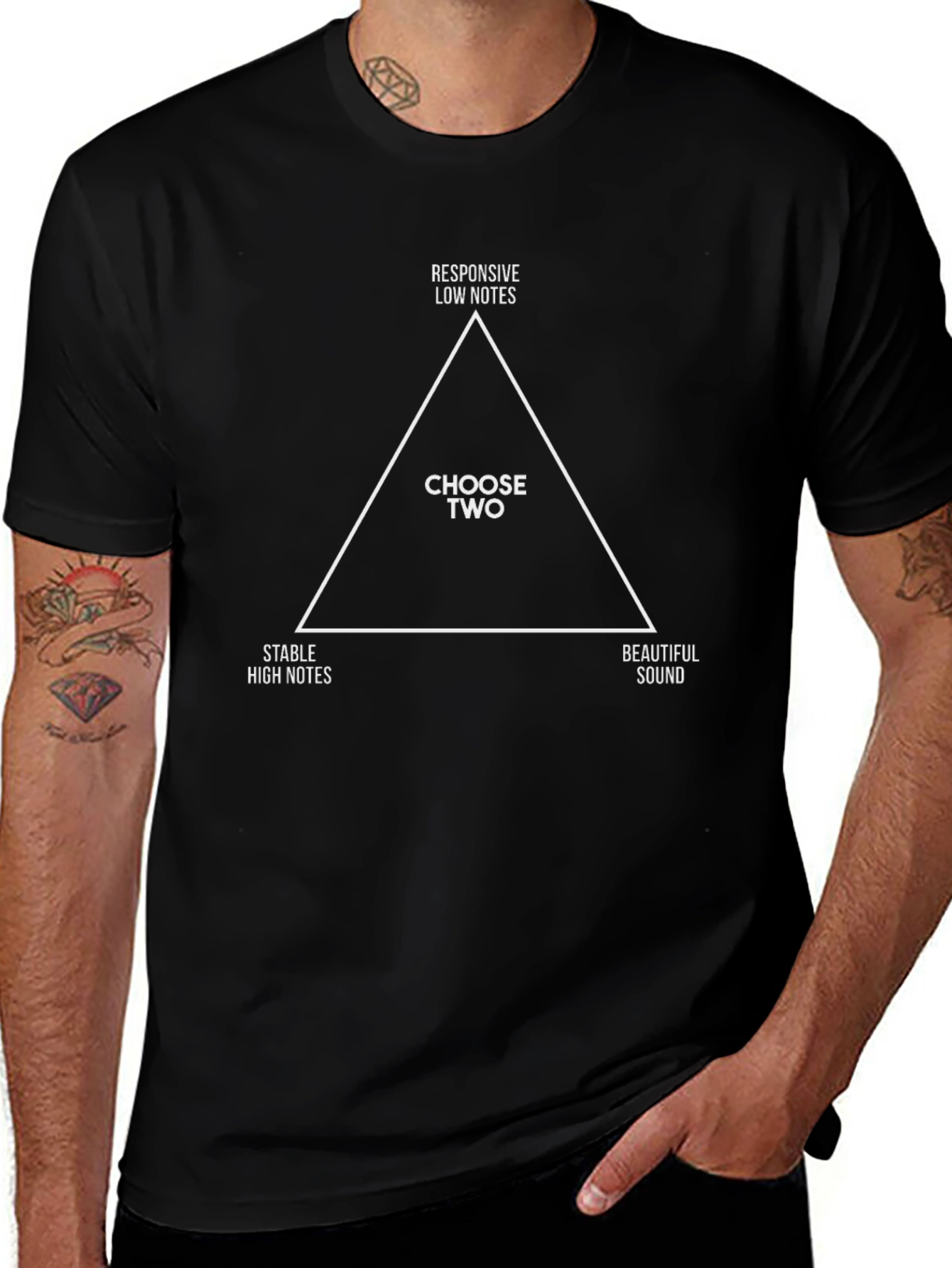 Choose Two Graphic Tee - Music Lovers T-Shirt
