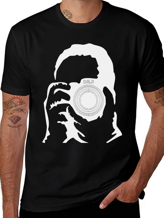 Photographer Graphic Tee - DSLR Camera T-Shirt