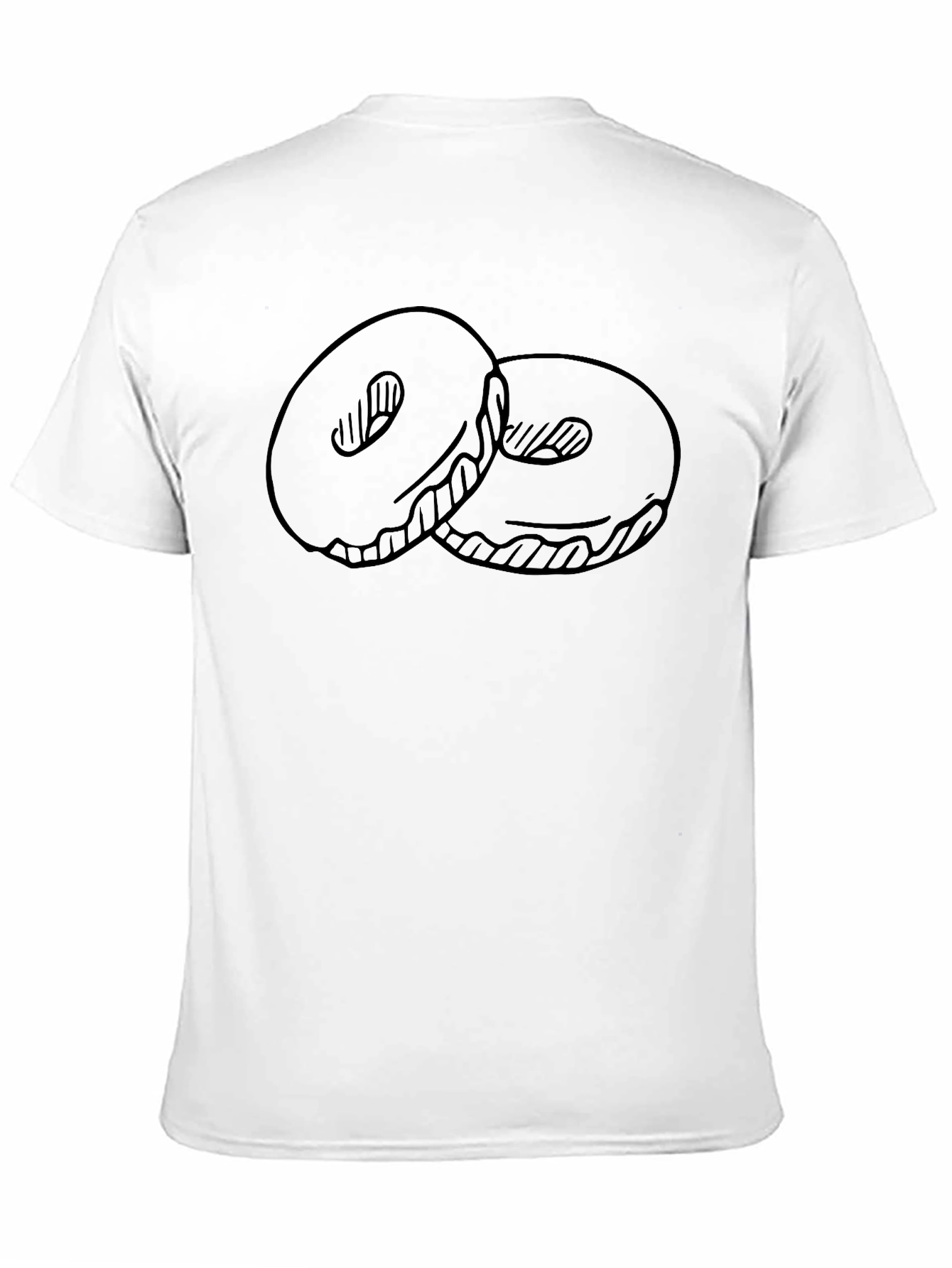 Donut Graphic T-Shirt - Unisex Crew Neck Tee