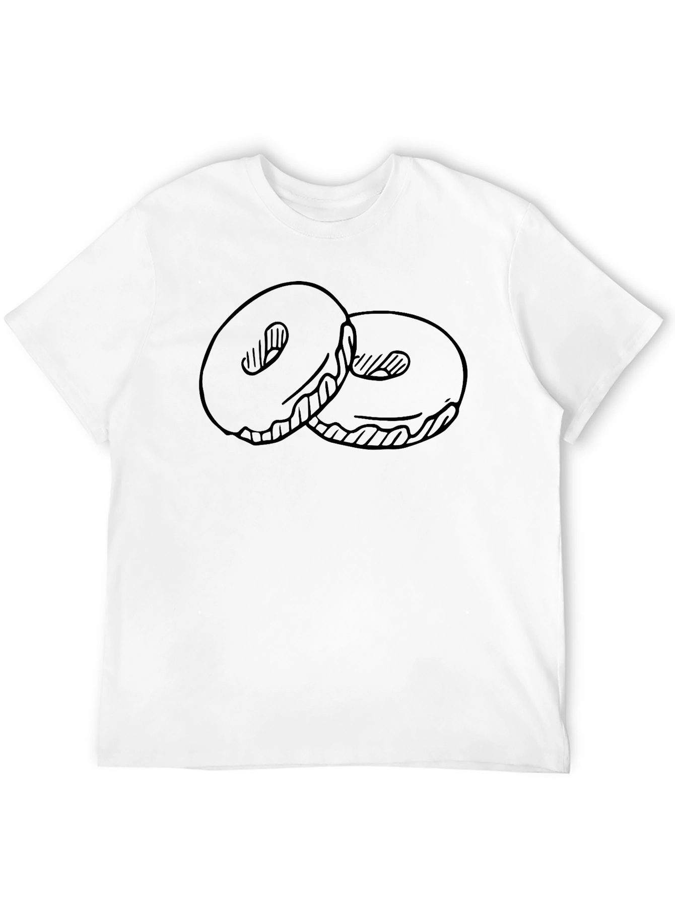 Donut Graphic T-Shirt - Unisex Crew Neck Tee