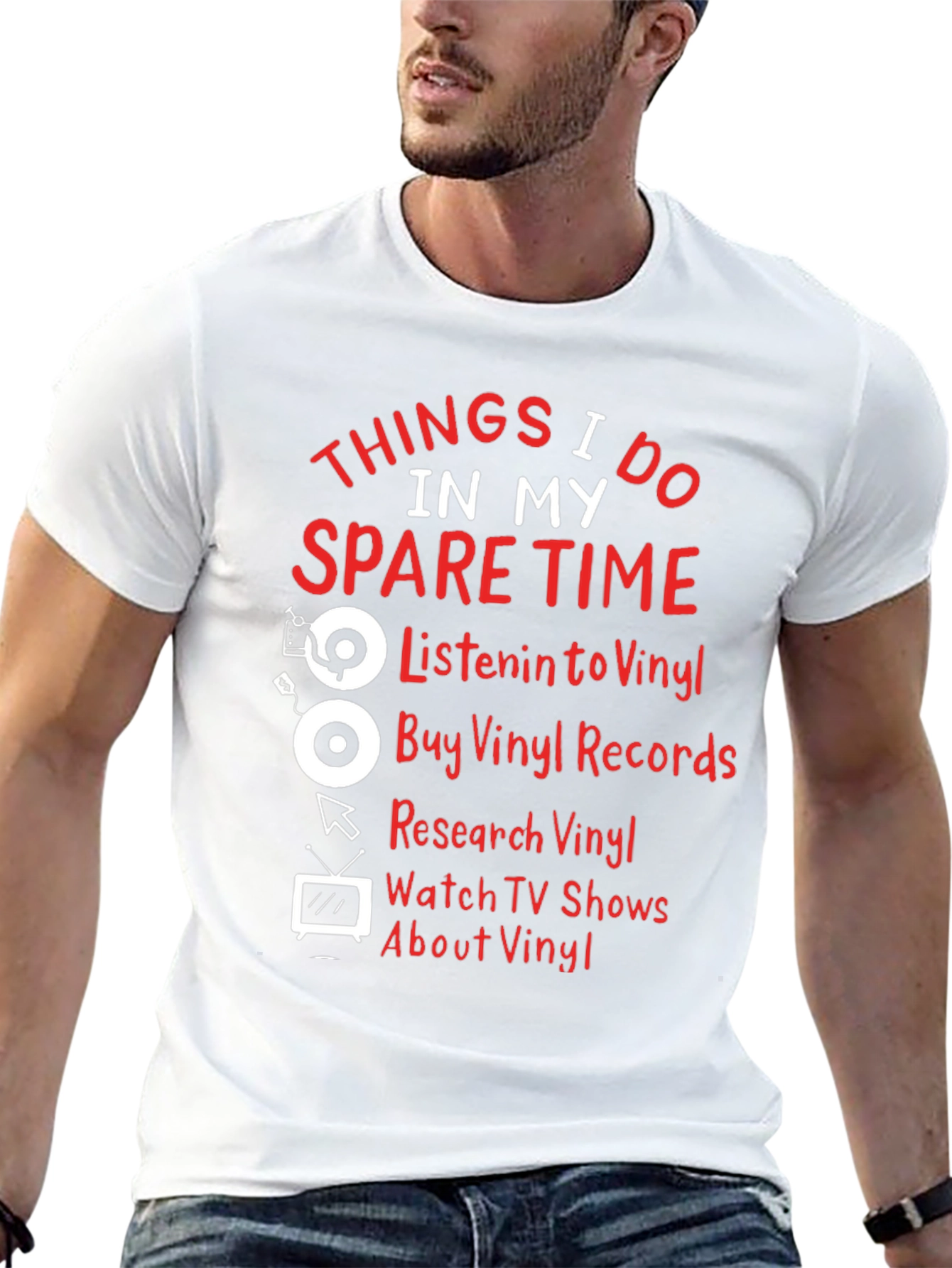 Vinyl Lover T-Shirt: Spare Time Hobbies