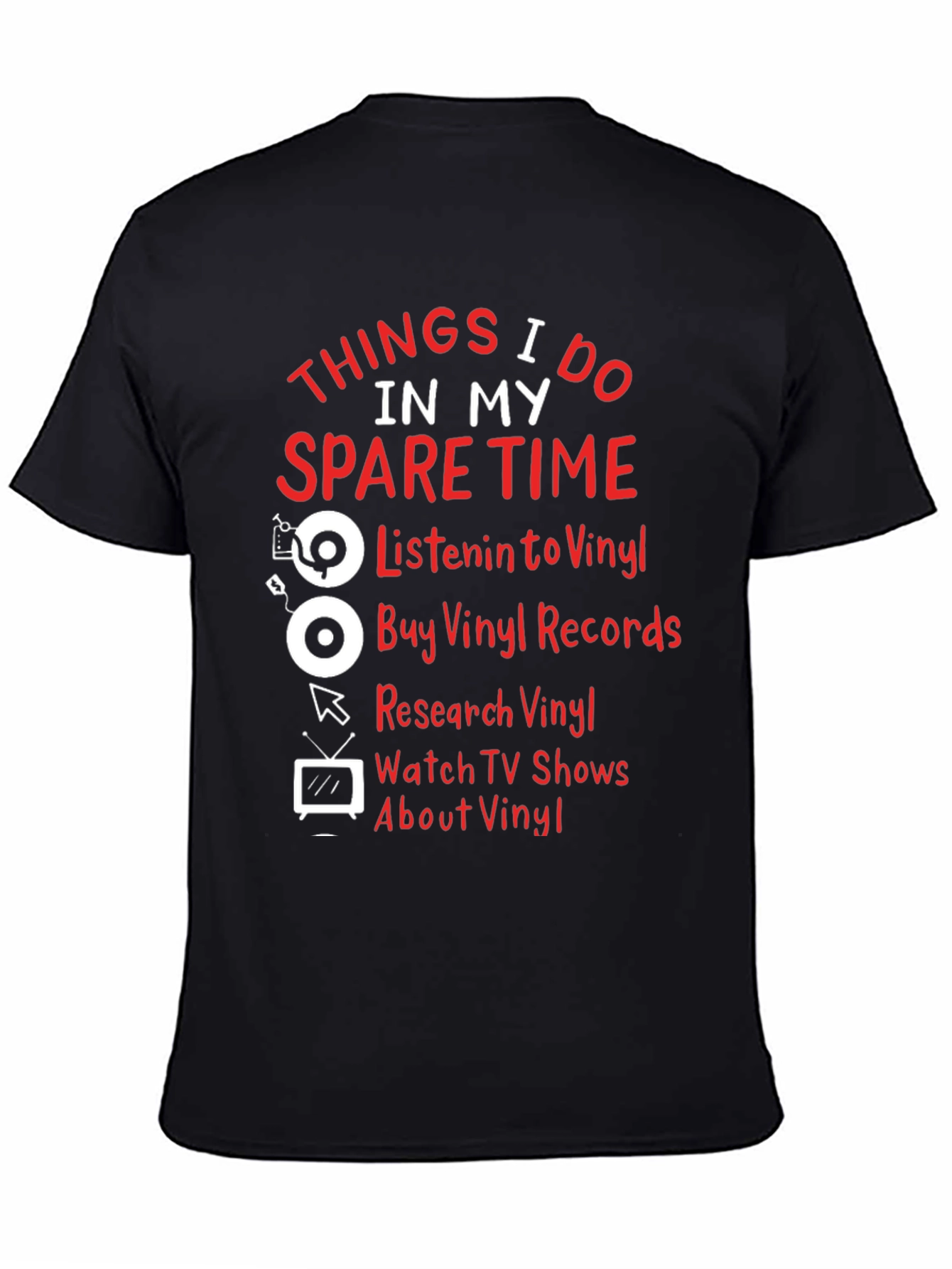 Vinyl Lover T-Shirt: Spare Time Hobbies
