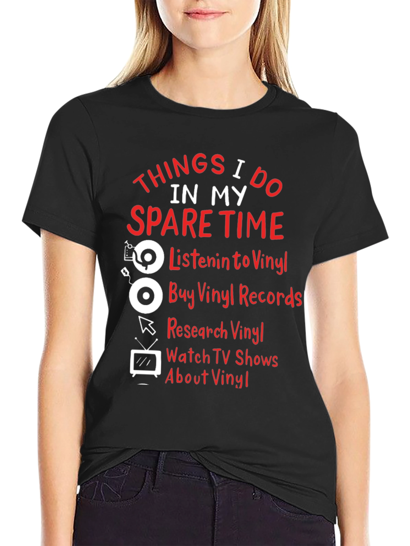 Vinyl Lover T-Shirt: Spare Time Hobbies