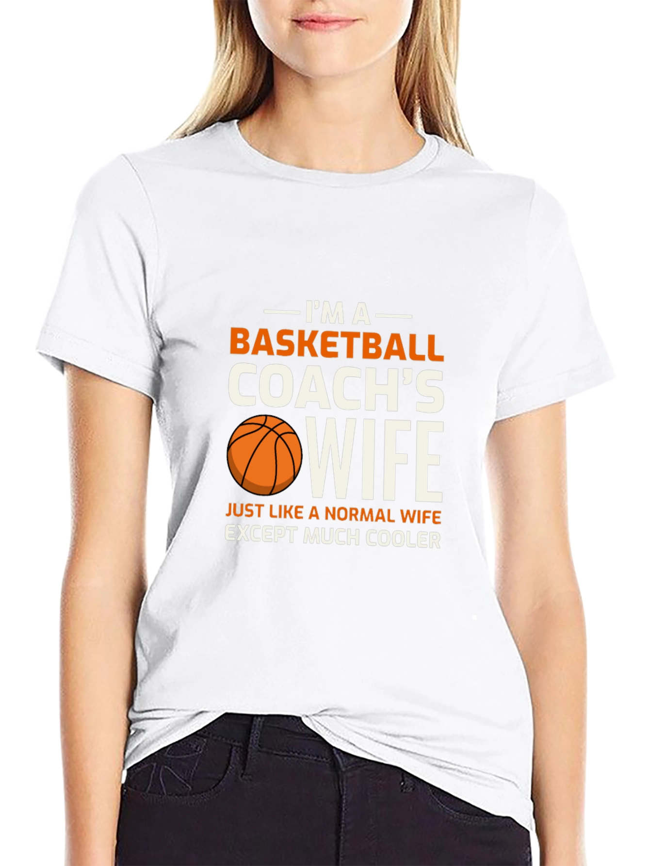 Basketball Coachs Wife T-Shirt - Cool Wife Apparel