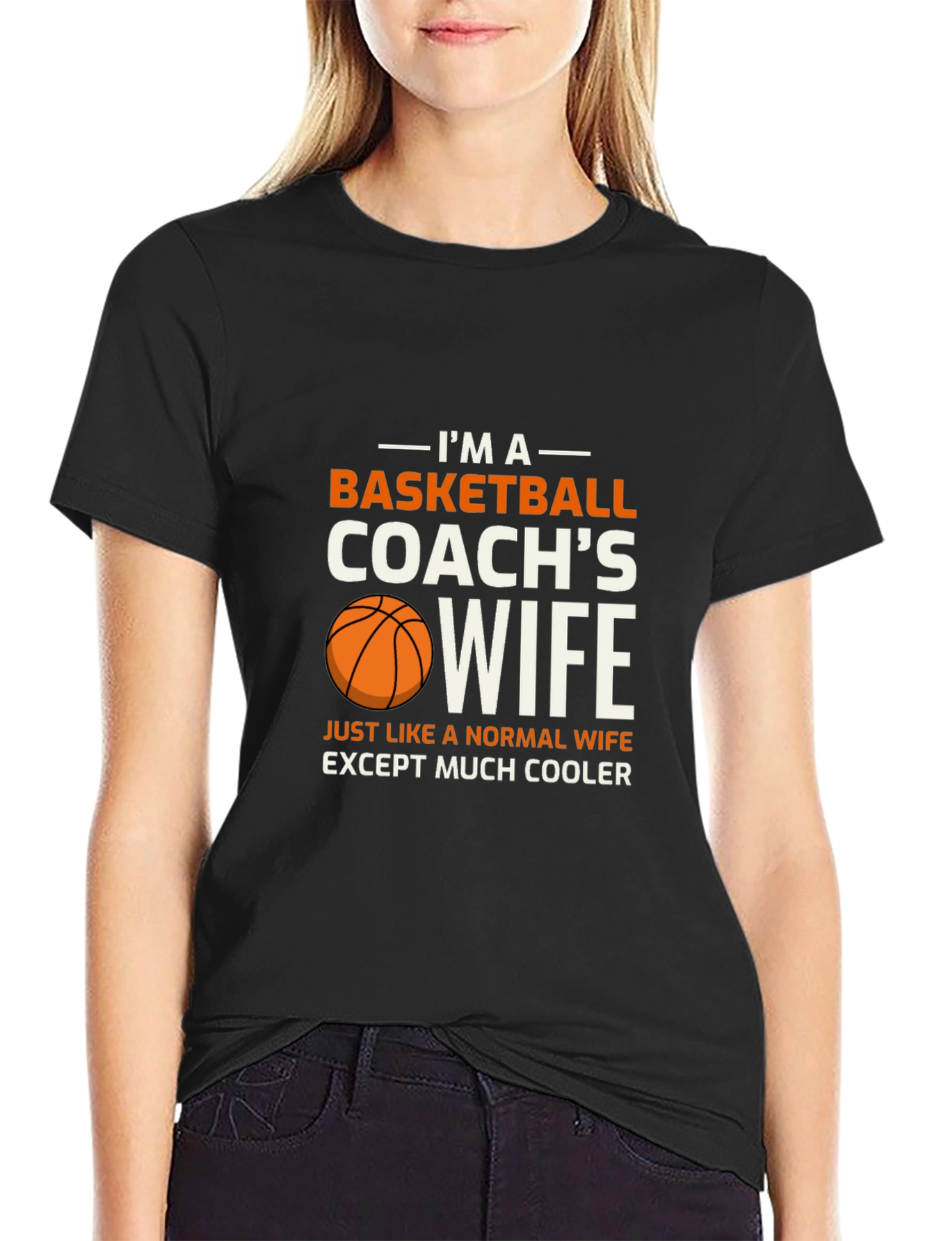Basketball Coachs Wife T-Shirt - Cool Wife Apparel