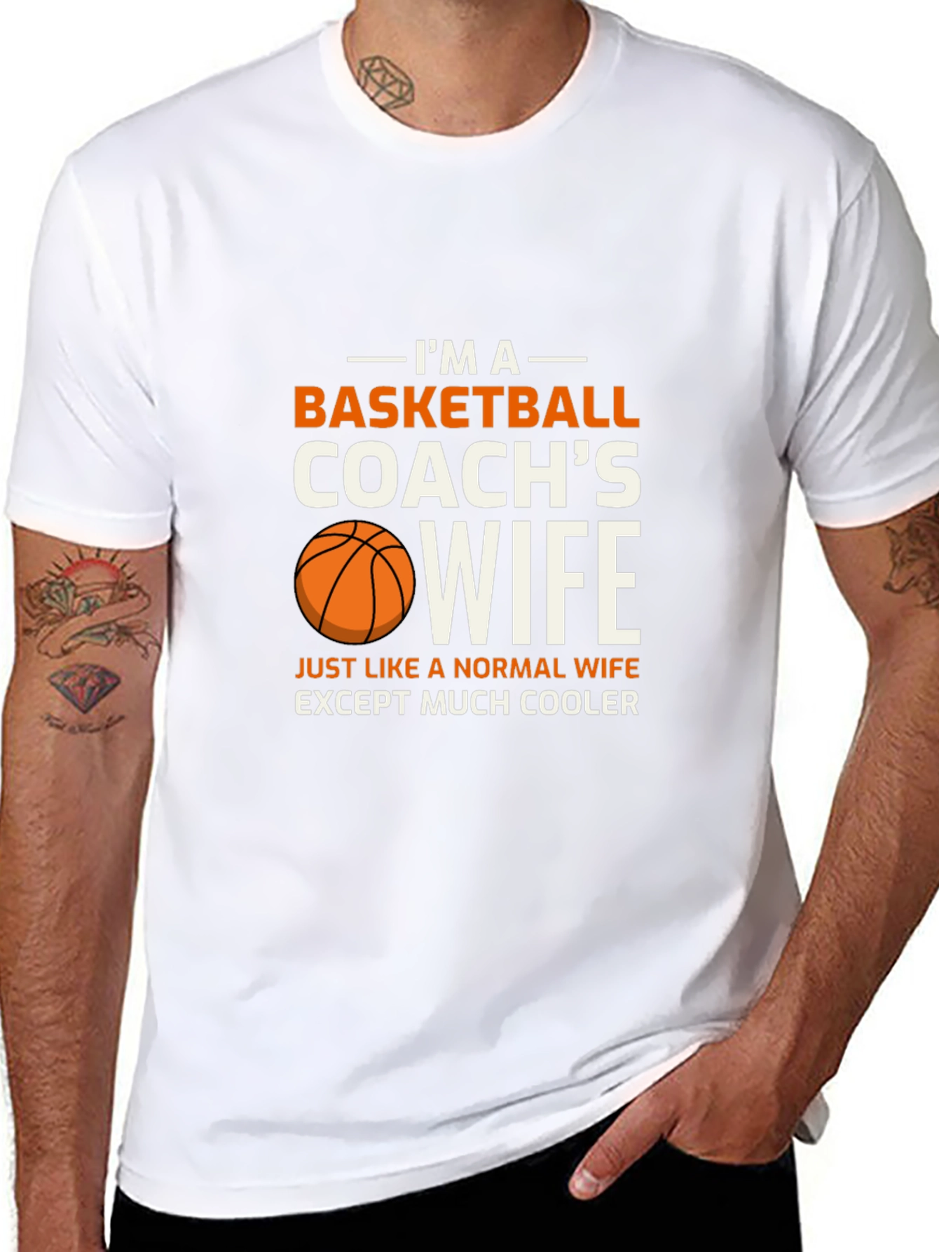Basketball Coachs Wife T-Shirt - Cool Wife Apparel