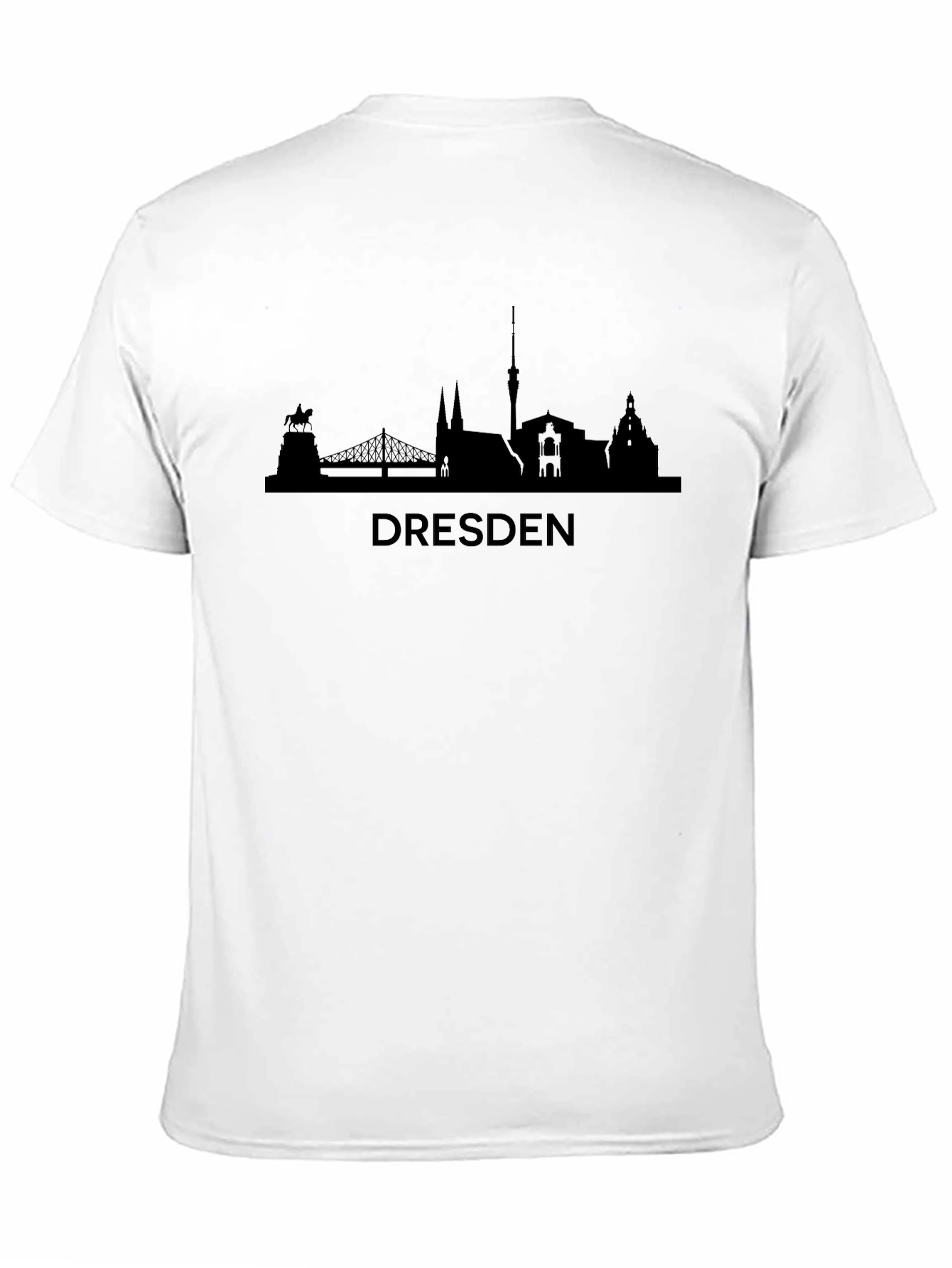 Dresden Skyline Graphic Tee - City Silhouette Shirt