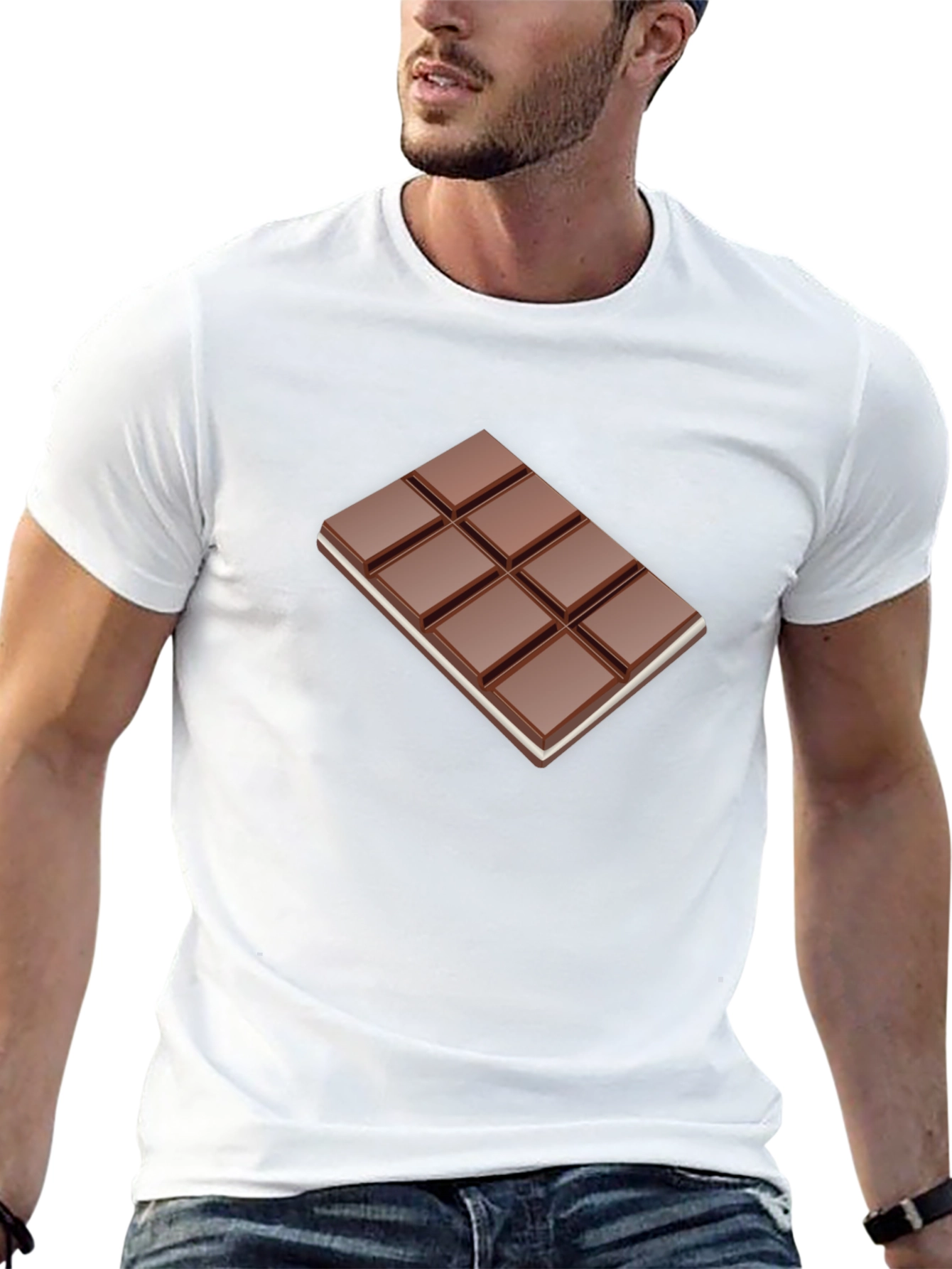 Chocolate Bar Graphic Tee - Sweet Style!