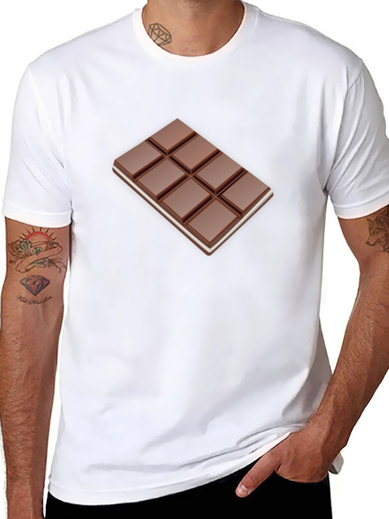 Chocolate Bar Graphic Tee - Sweet Style!
