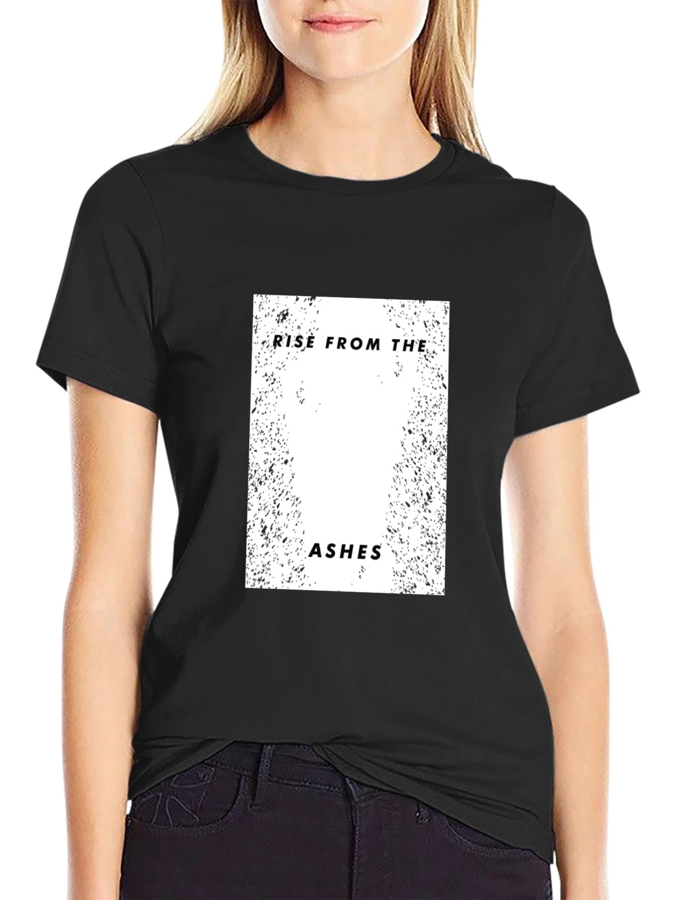 Rise From The Ashes Black Graphic Tee