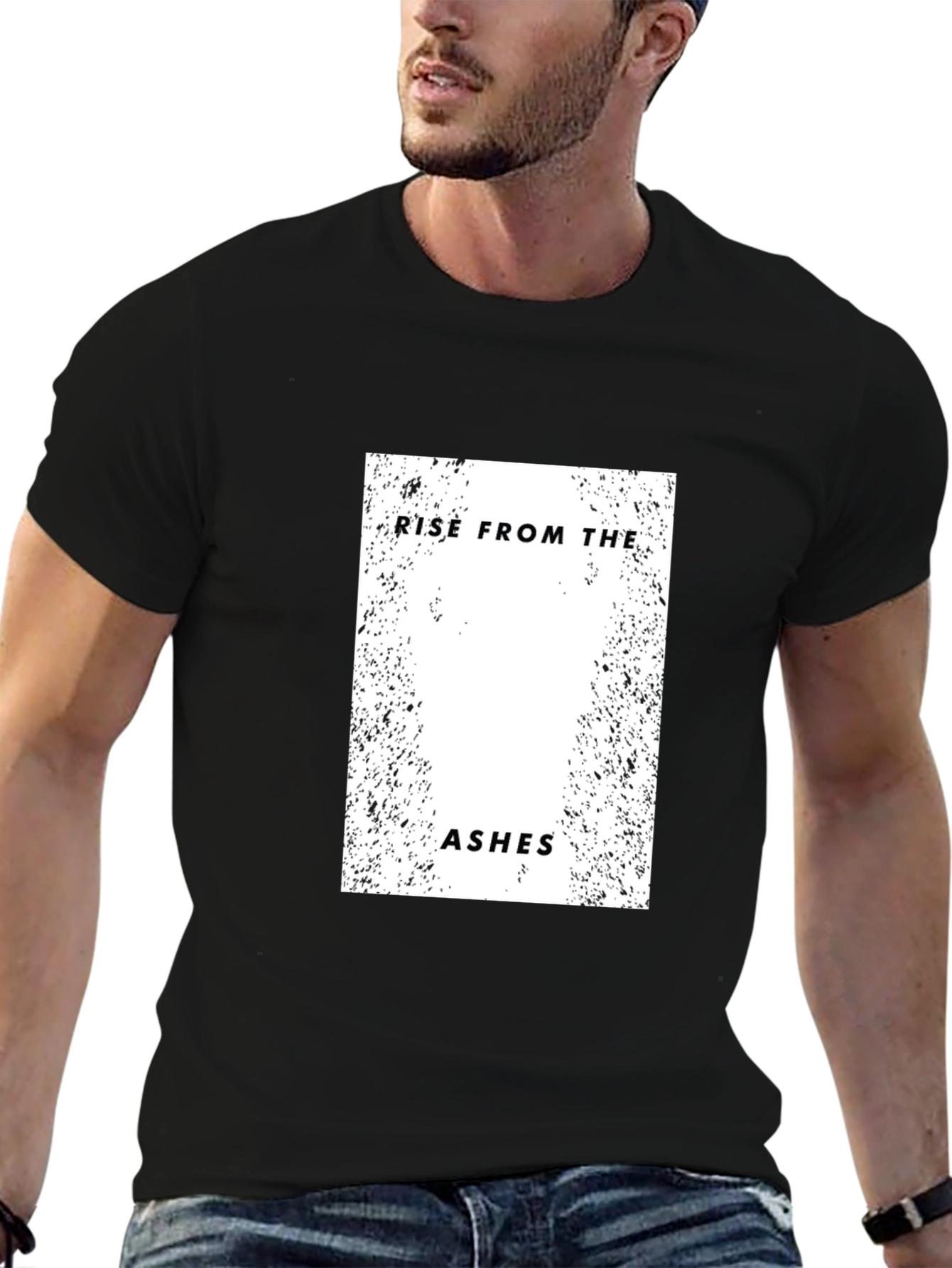 Rise From The Ashes Black Graphic Tee