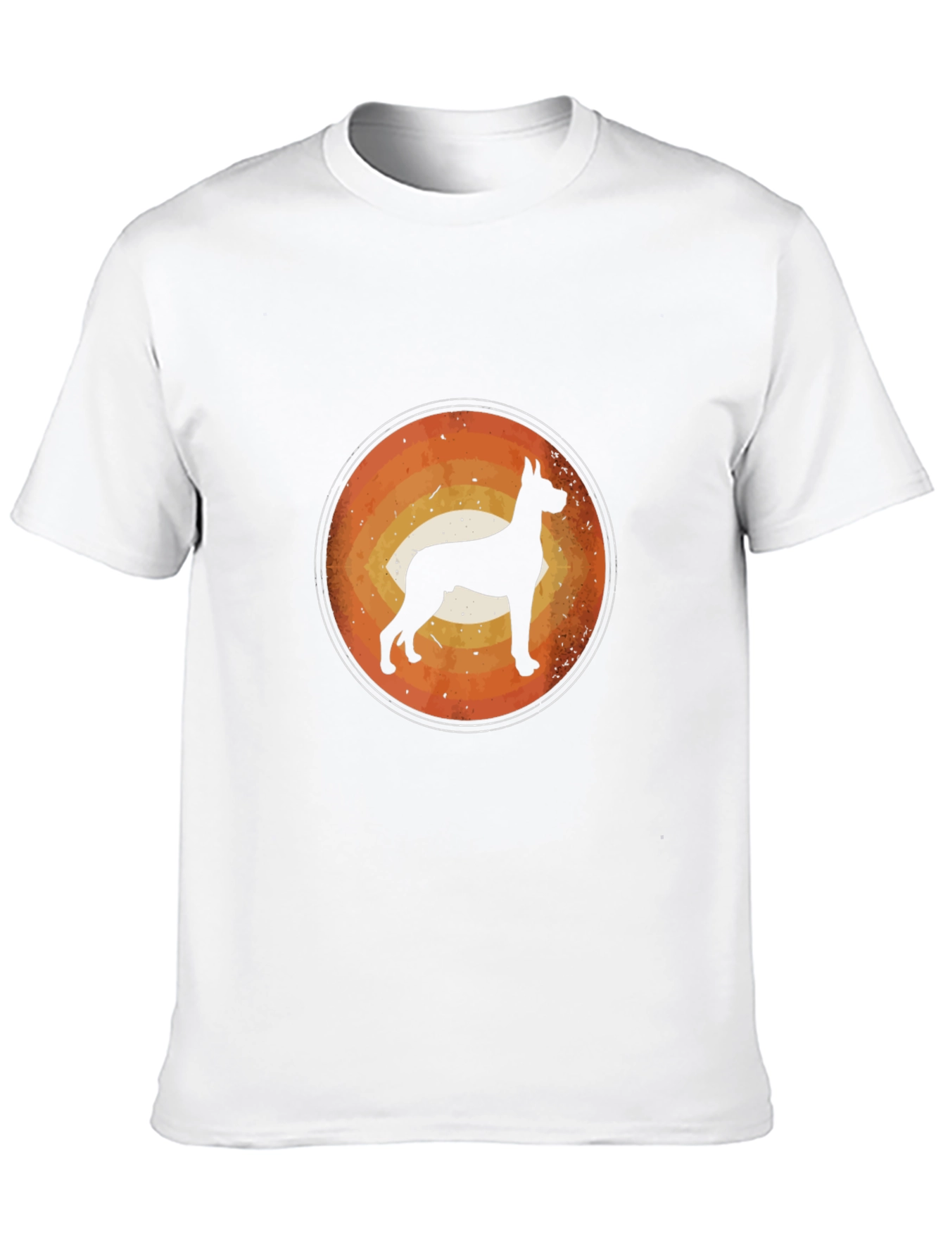 Doberman Silhouette Graphic T-Shirt