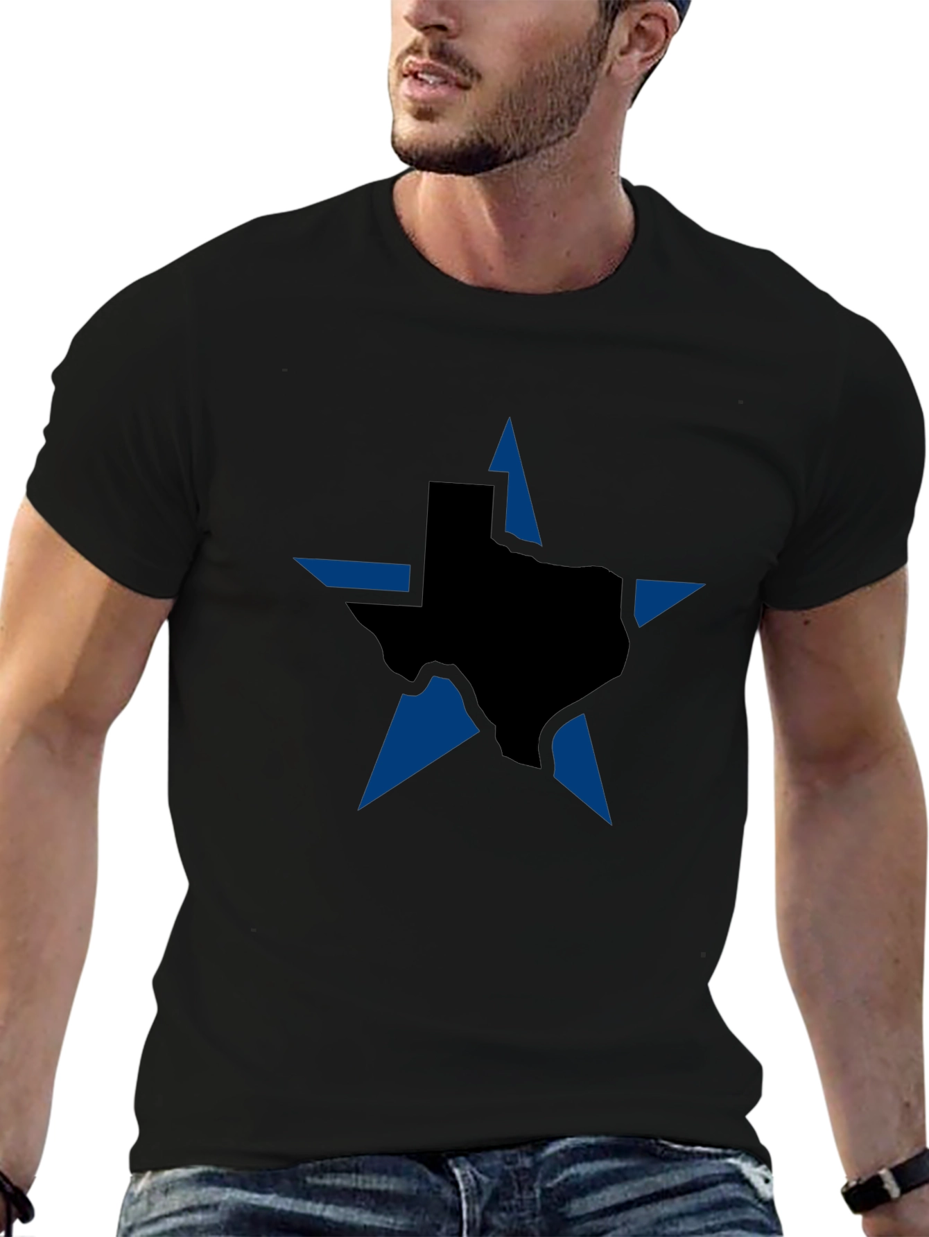 Texas Lone Star T-Shirt - Bold Patriotic Design
