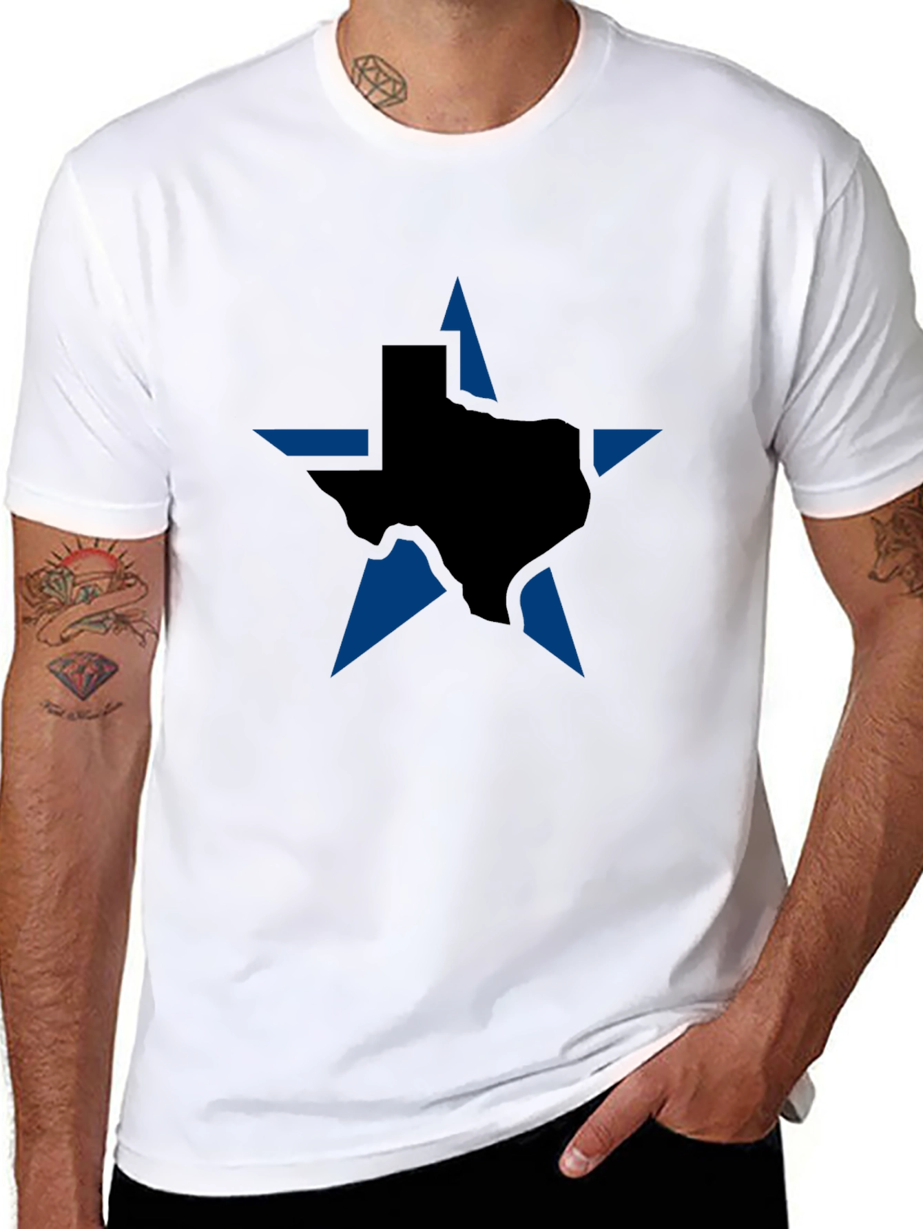 Texas Lone Star T-Shirt - Bold Patriotic Design