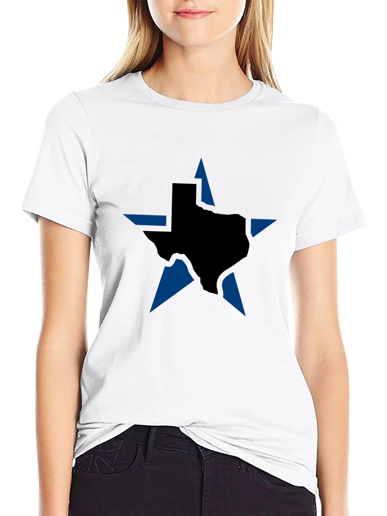 Texas Lone Star T-Shirt - Bold Patriotic Design