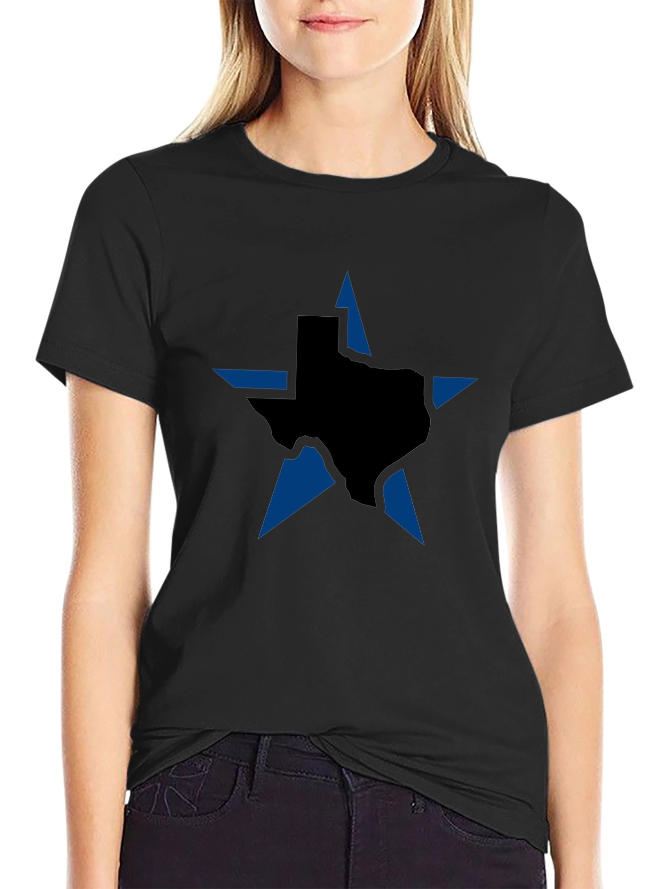 Texas Lone Star T-Shirt - Bold Patriotic Design