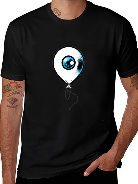 Eye Balloon Black Graphic Tee