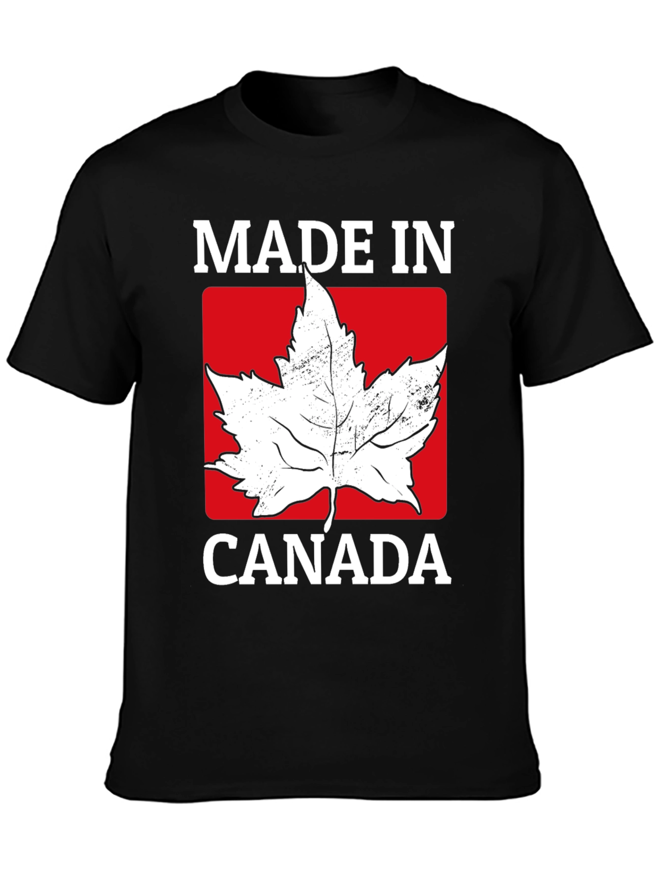 Made in Canada Maple Leaf Graphic T-Shirt