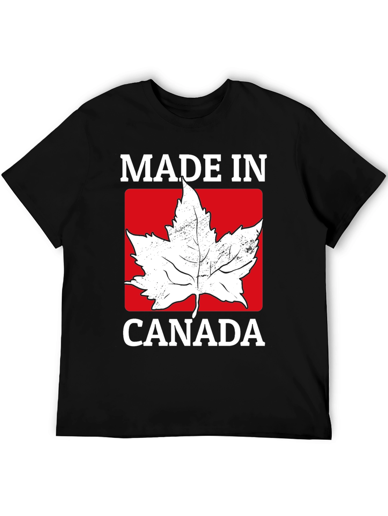 Made in Canada Maple Leaf Graphic T-Shirt