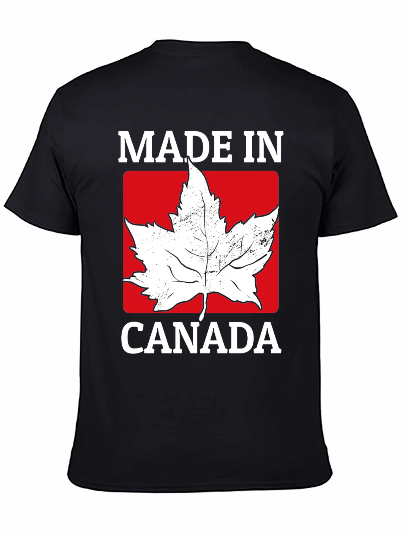 Made in Canada Maple Leaf Graphic T-Shirt