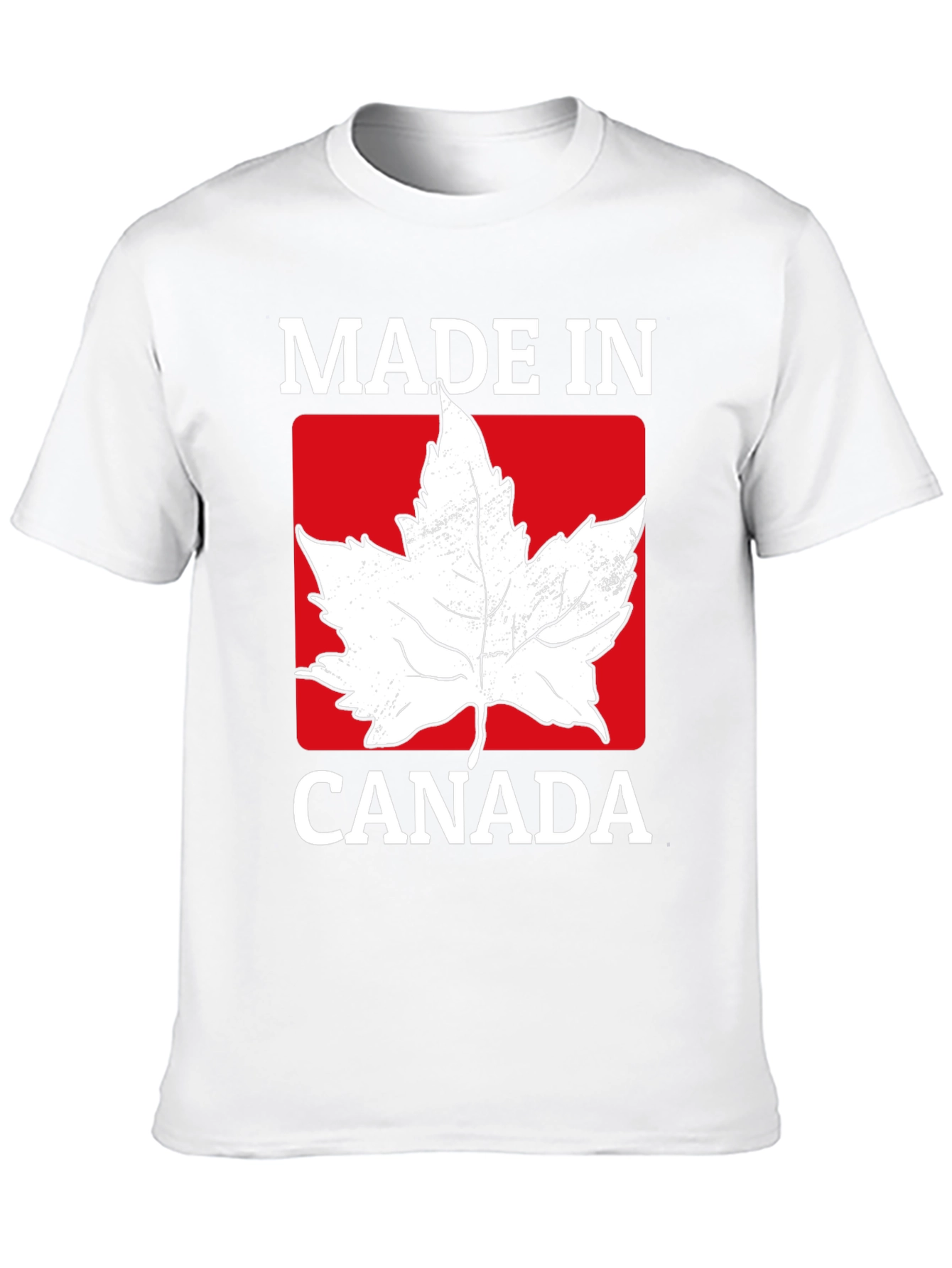 Made in Canada Maple Leaf Graphic T-Shirt