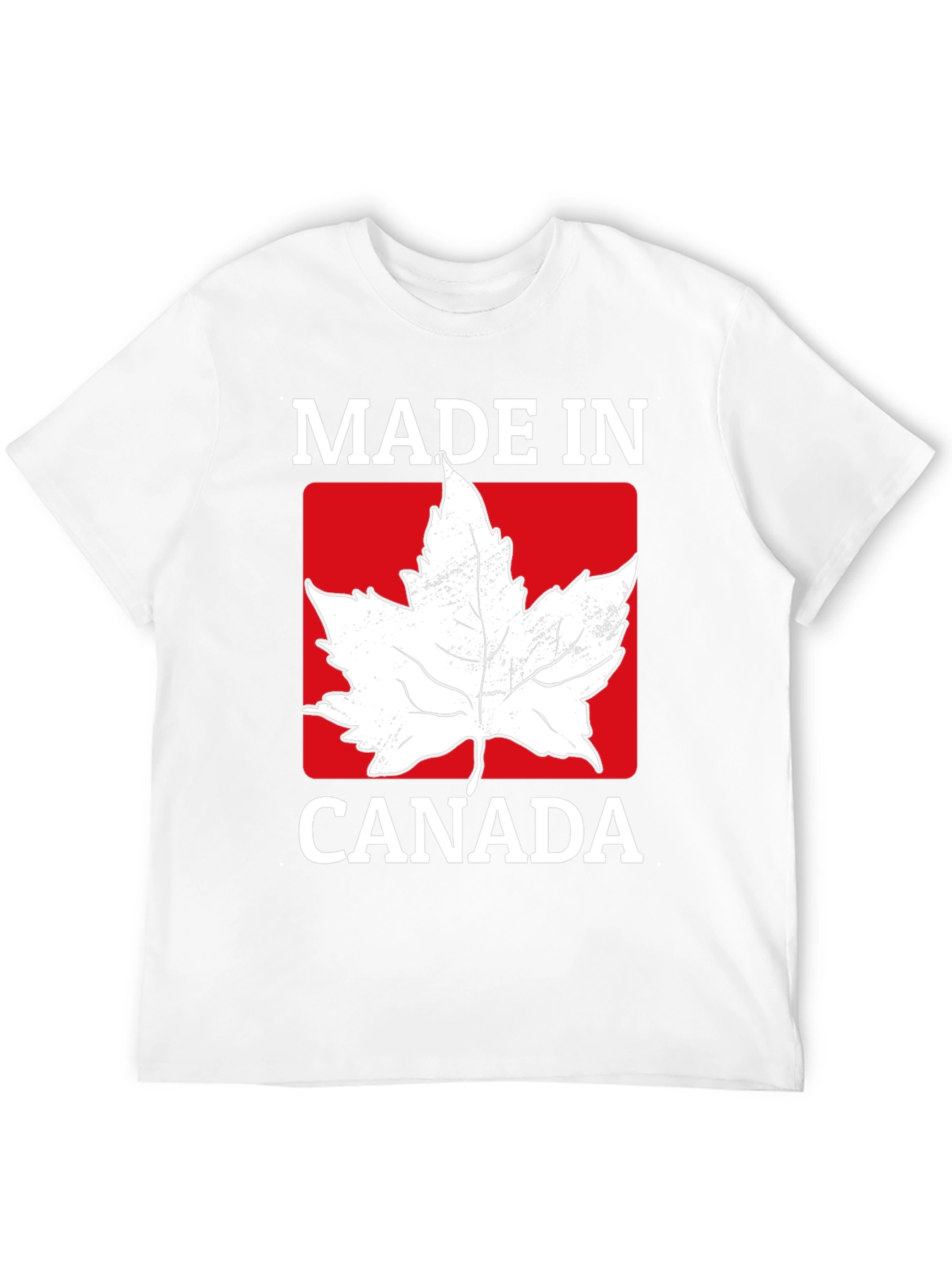 Made in Canada Maple Leaf Graphic T-Shirt