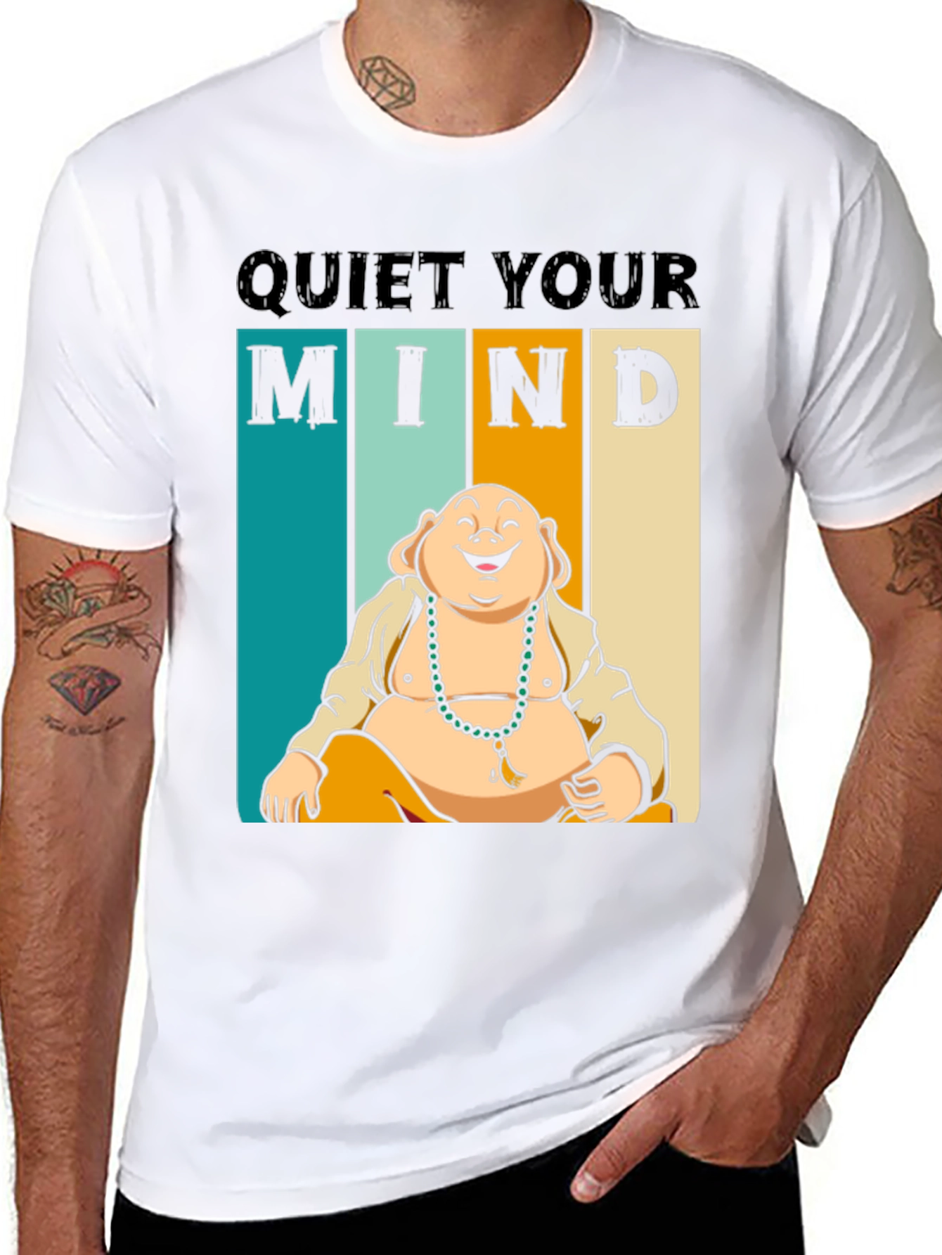 Quiet Your Mind Buddha Graphic Tee
