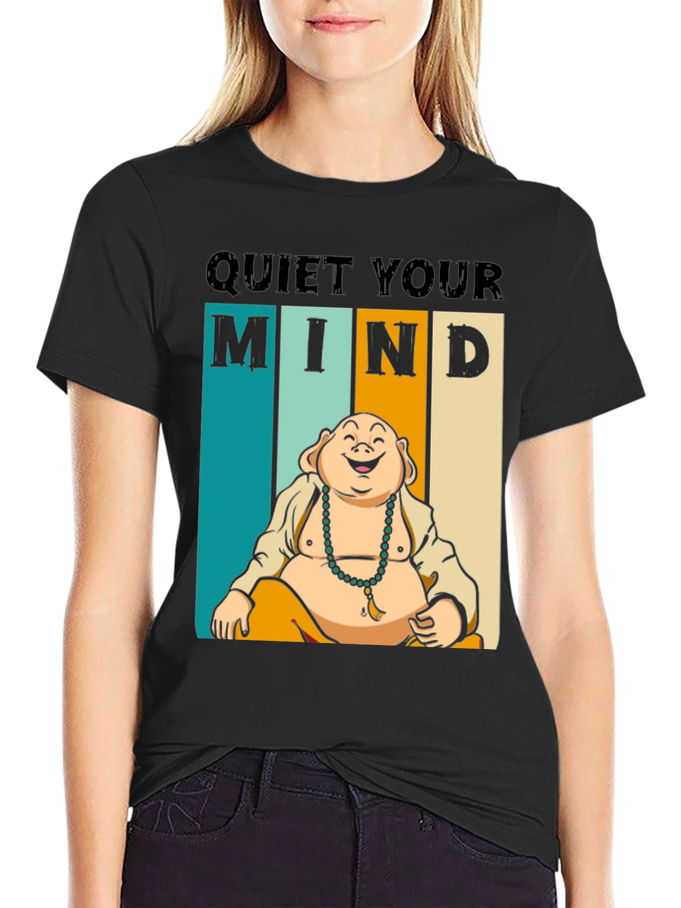 Quiet Your Mind Buddha Graphic Tee