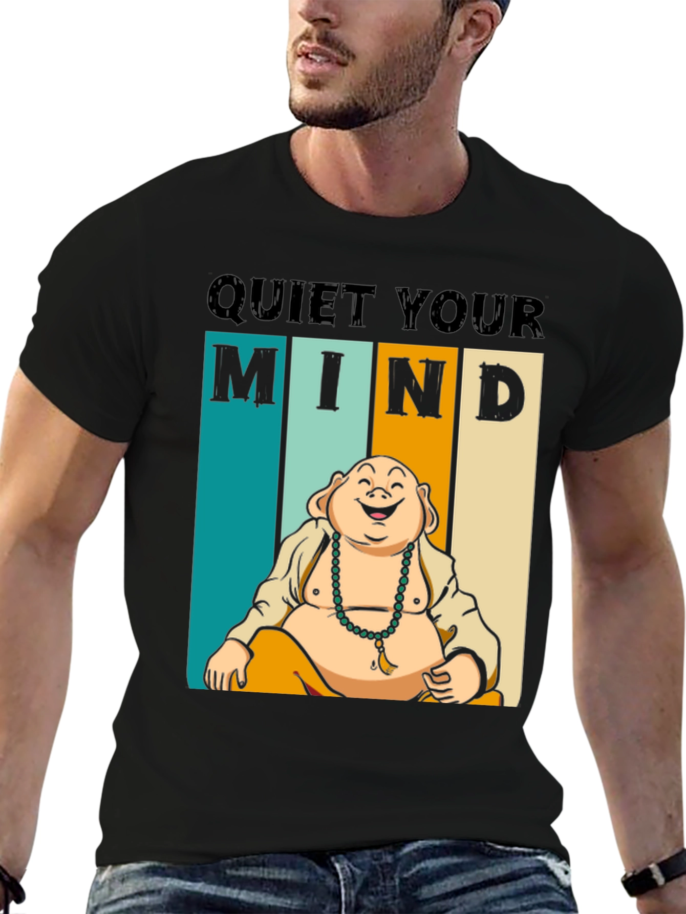 Quiet Your Mind Buddha Graphic Tee