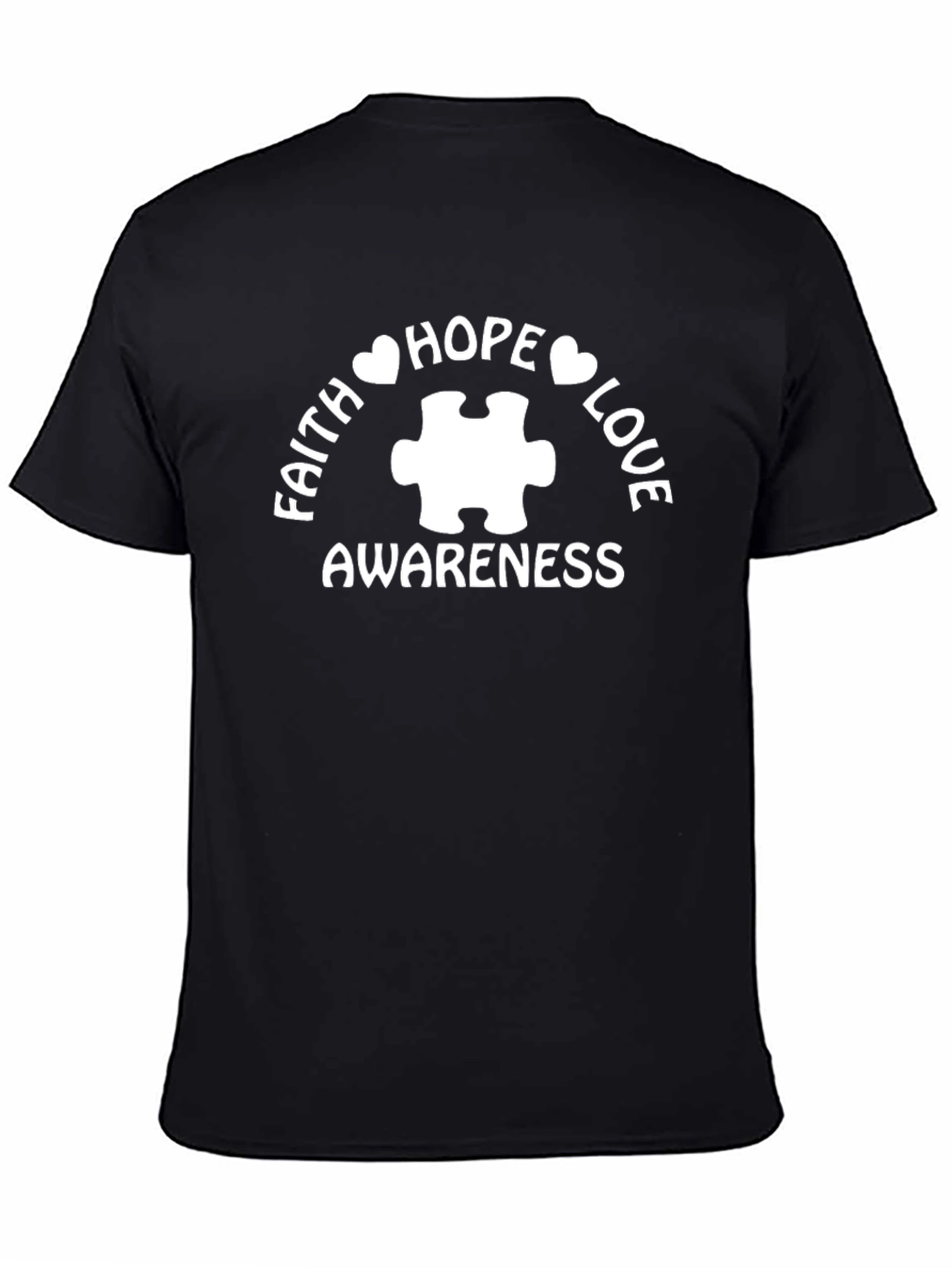 Faith Hope Love Autism Awareness T-Shirt