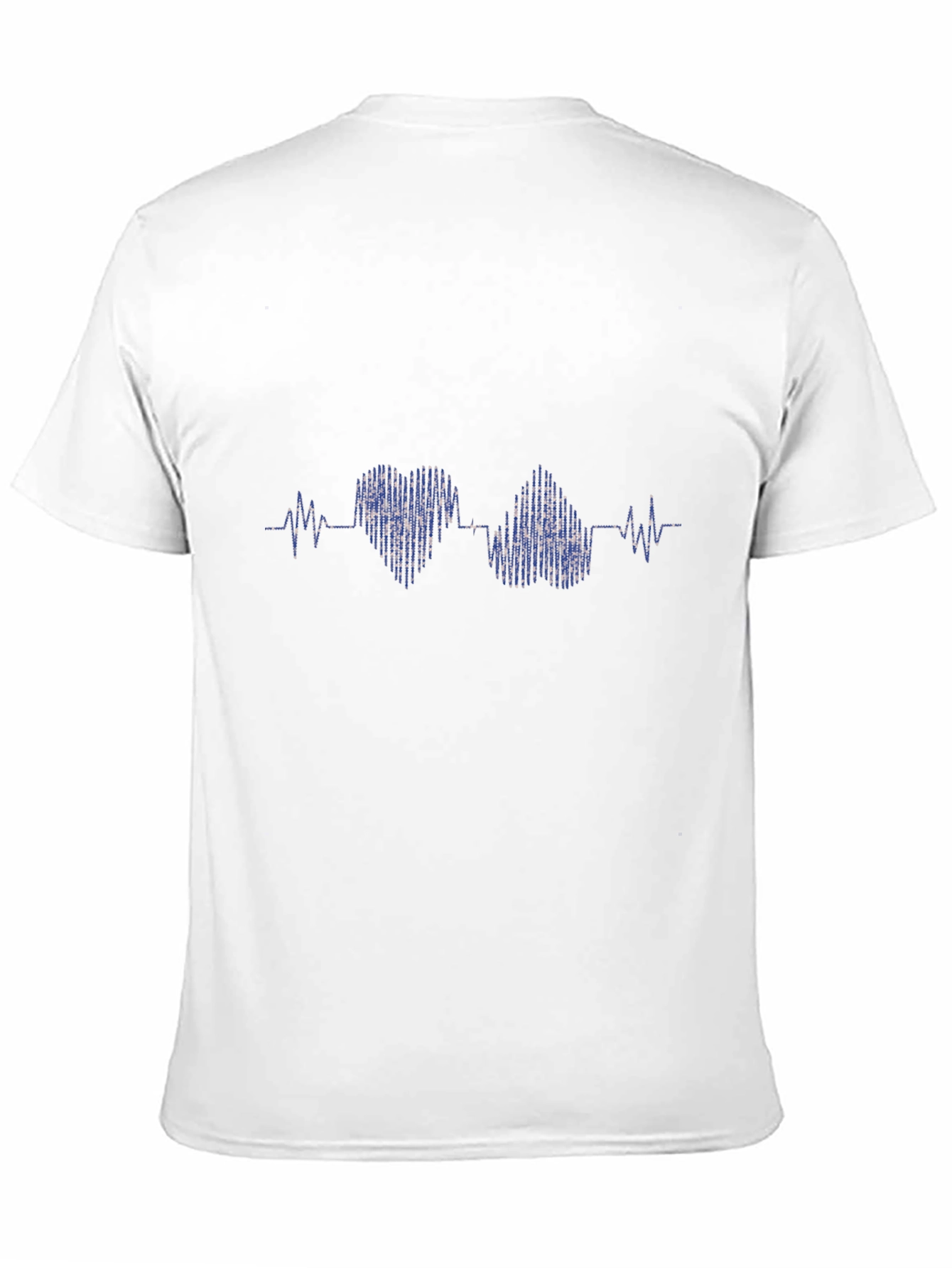 Heartbeat Heart Love T-Shirt - Black