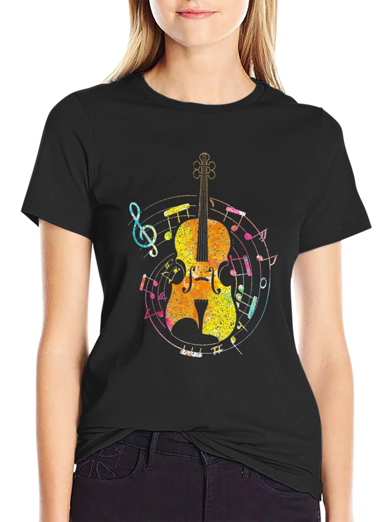 Musical Cello Graphic T-Shirt