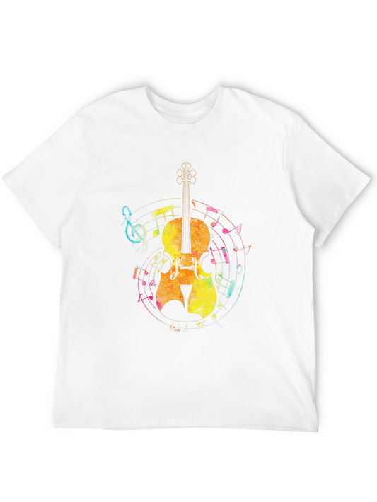 Musical Cello Graphic T-Shirt