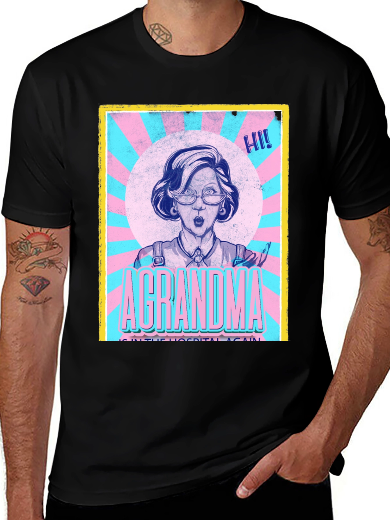 A Grandma in the Hospital Again T-Shirt