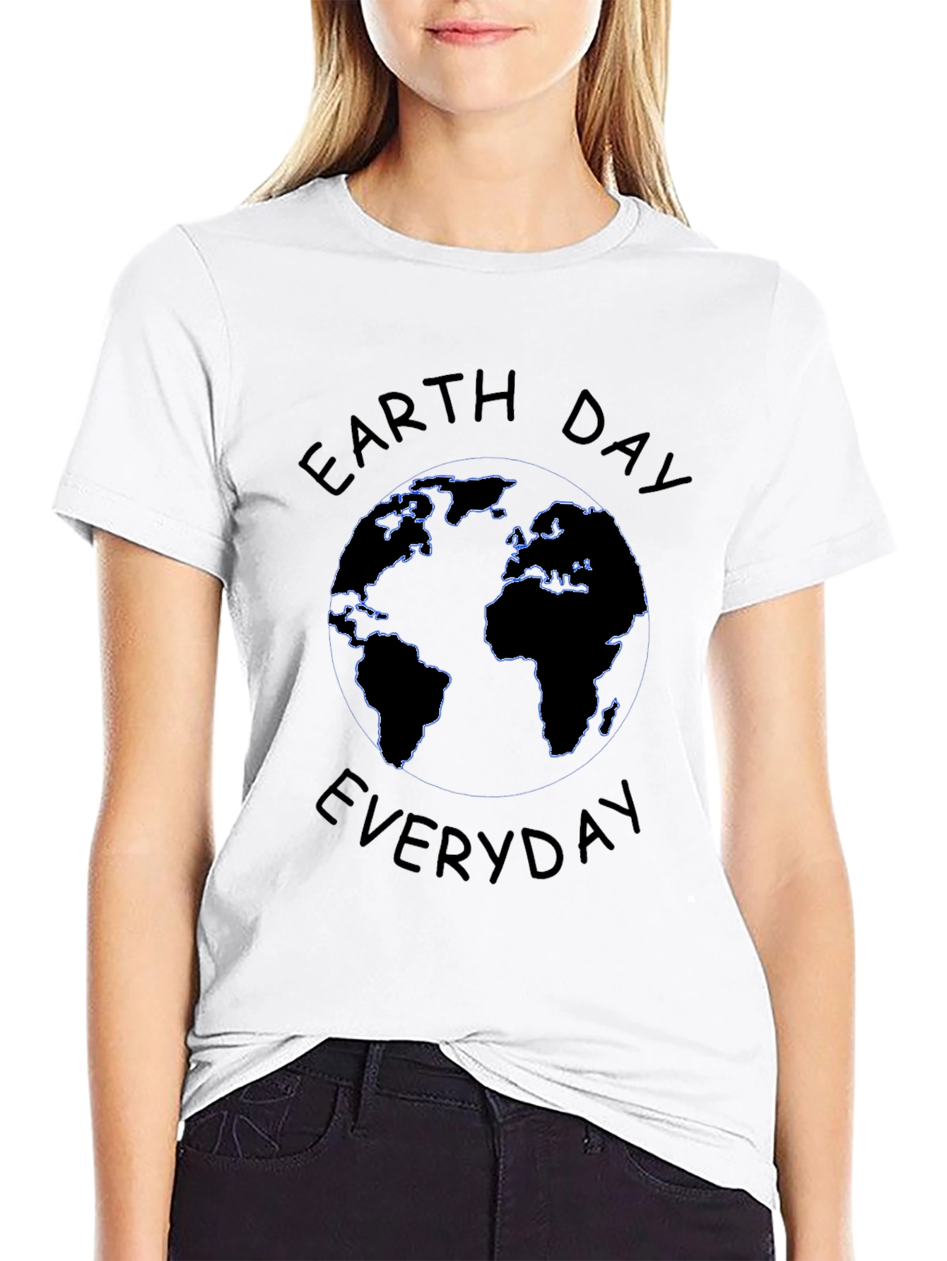 Earth Day Everyday Black T-Shirt