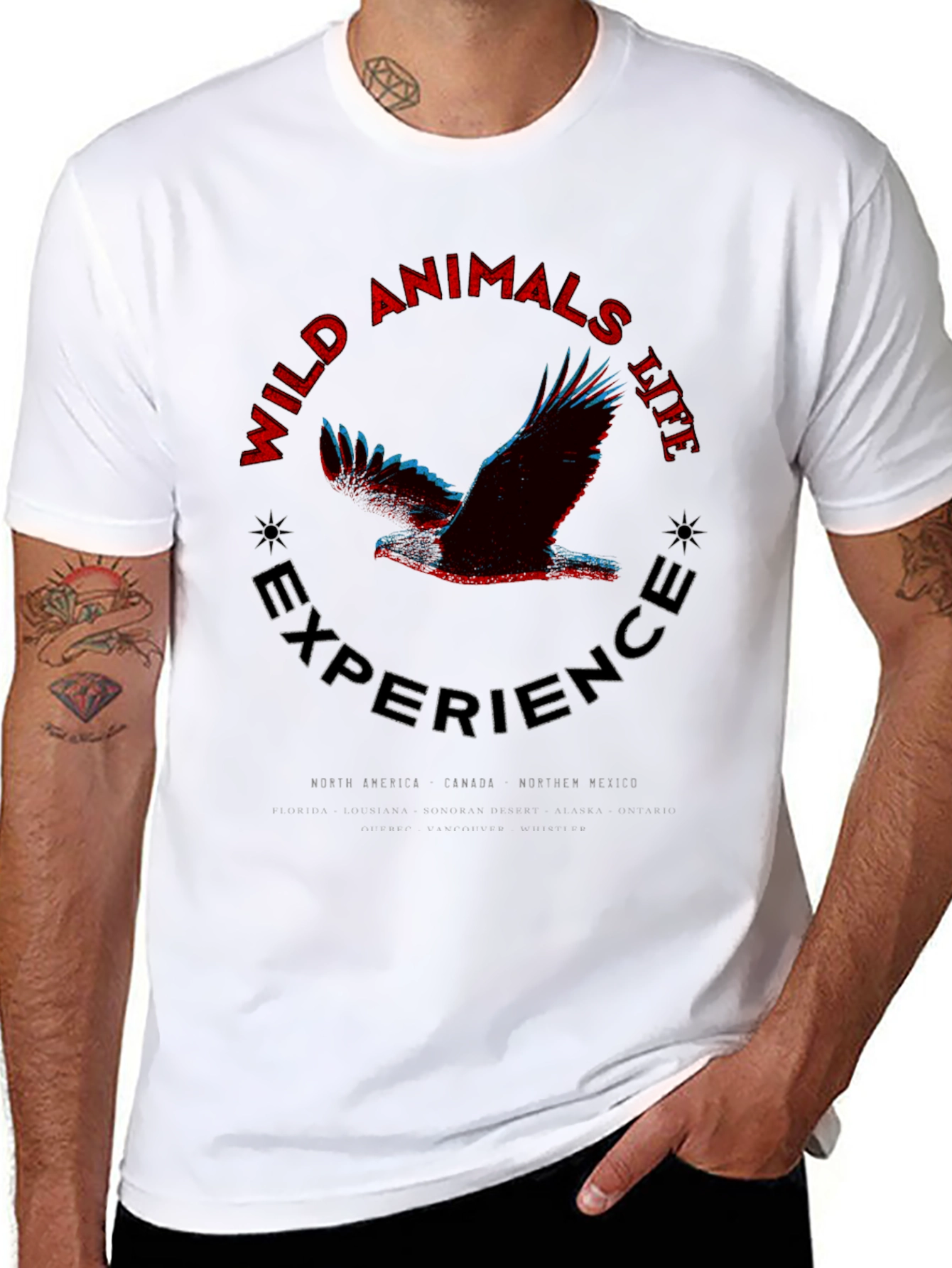 Wild Animals Life Experience Graphic Tee