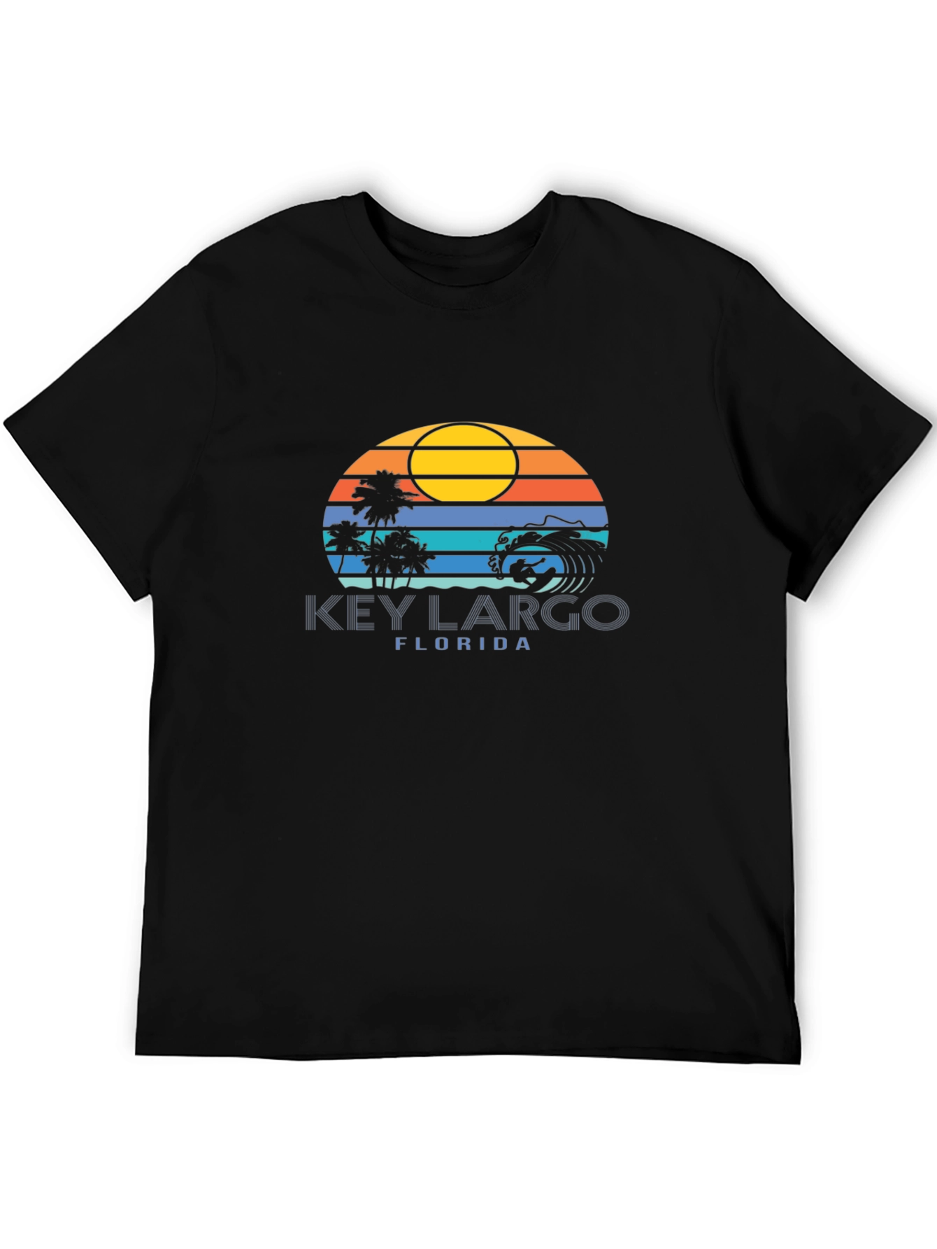 Key Largo Florida T-Shirt - Beach Sunset Tee