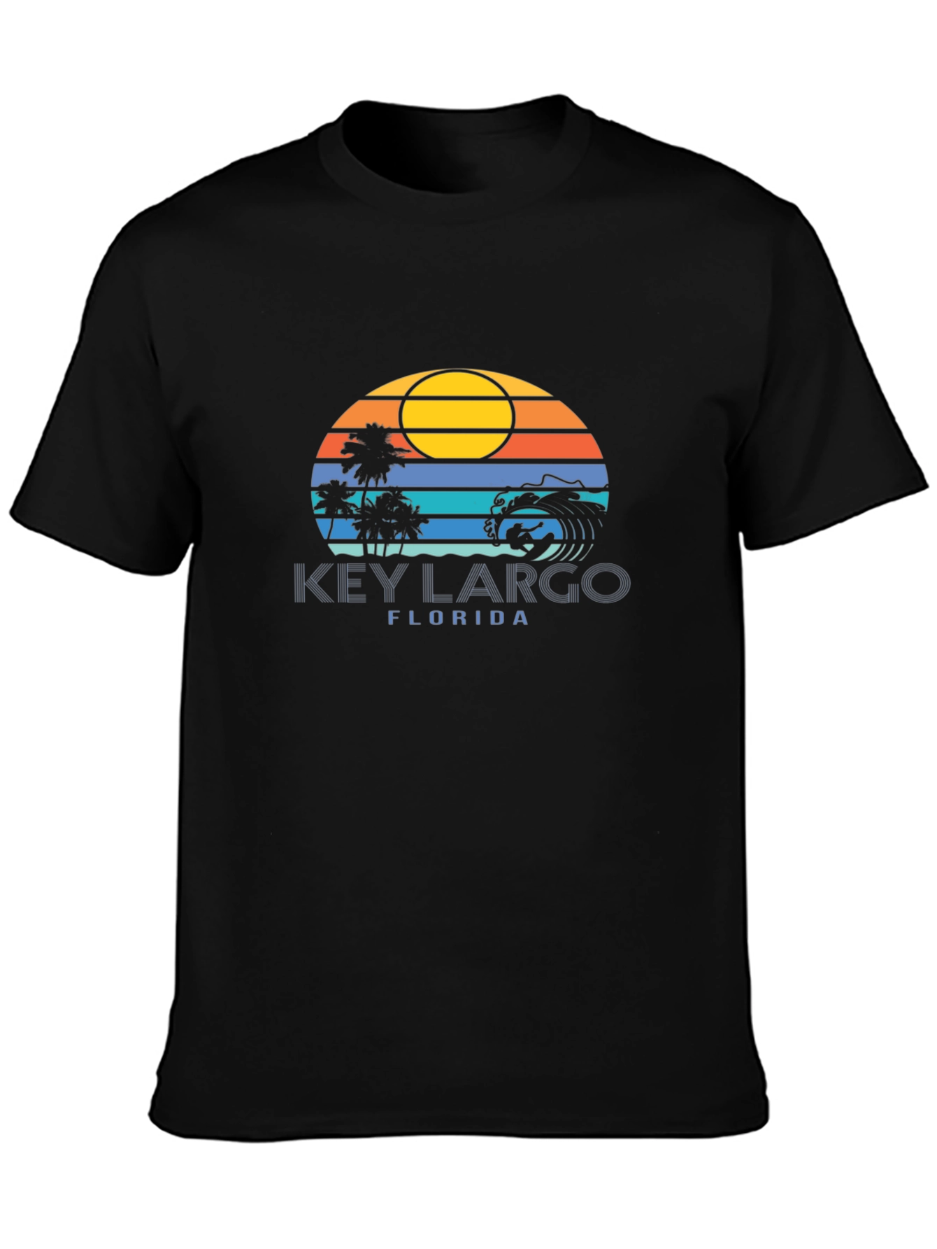 Key Largo Florida T-Shirt - Beach Sunset Tee