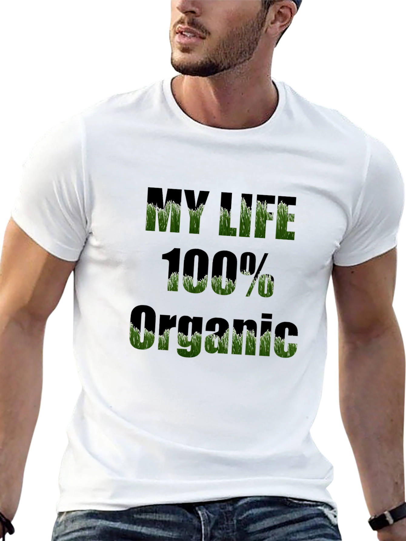 Organic Life Graphic Tee - Black
