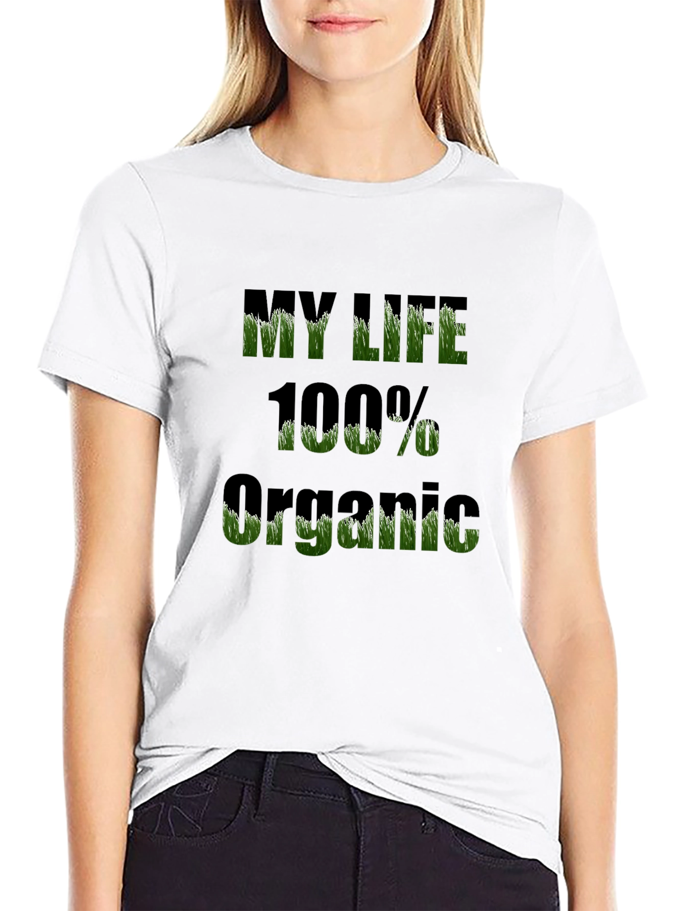 Organic Life Graphic Tee - Black