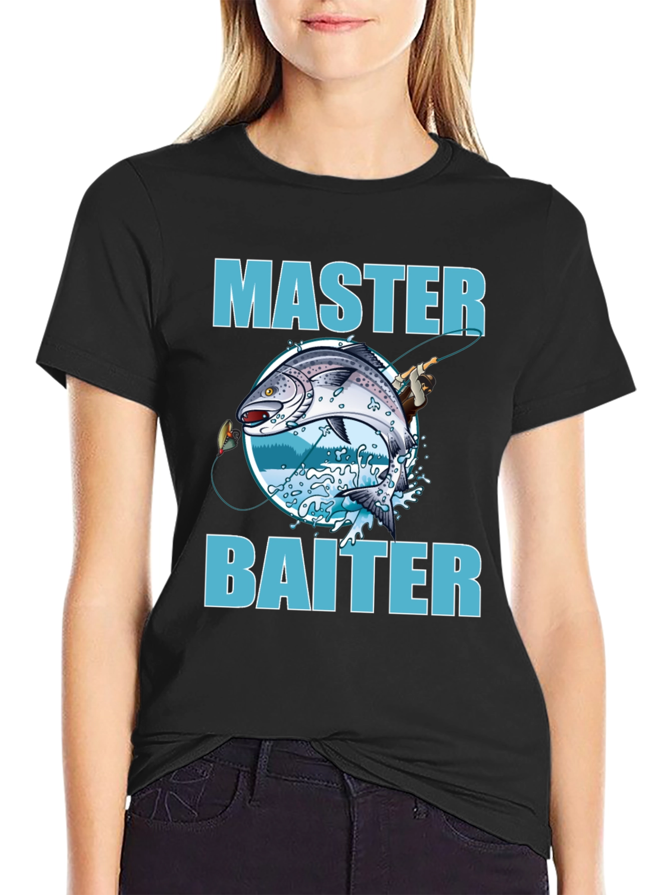 Master Baiter Fishing T-Shirt - Funny Fishing Tee