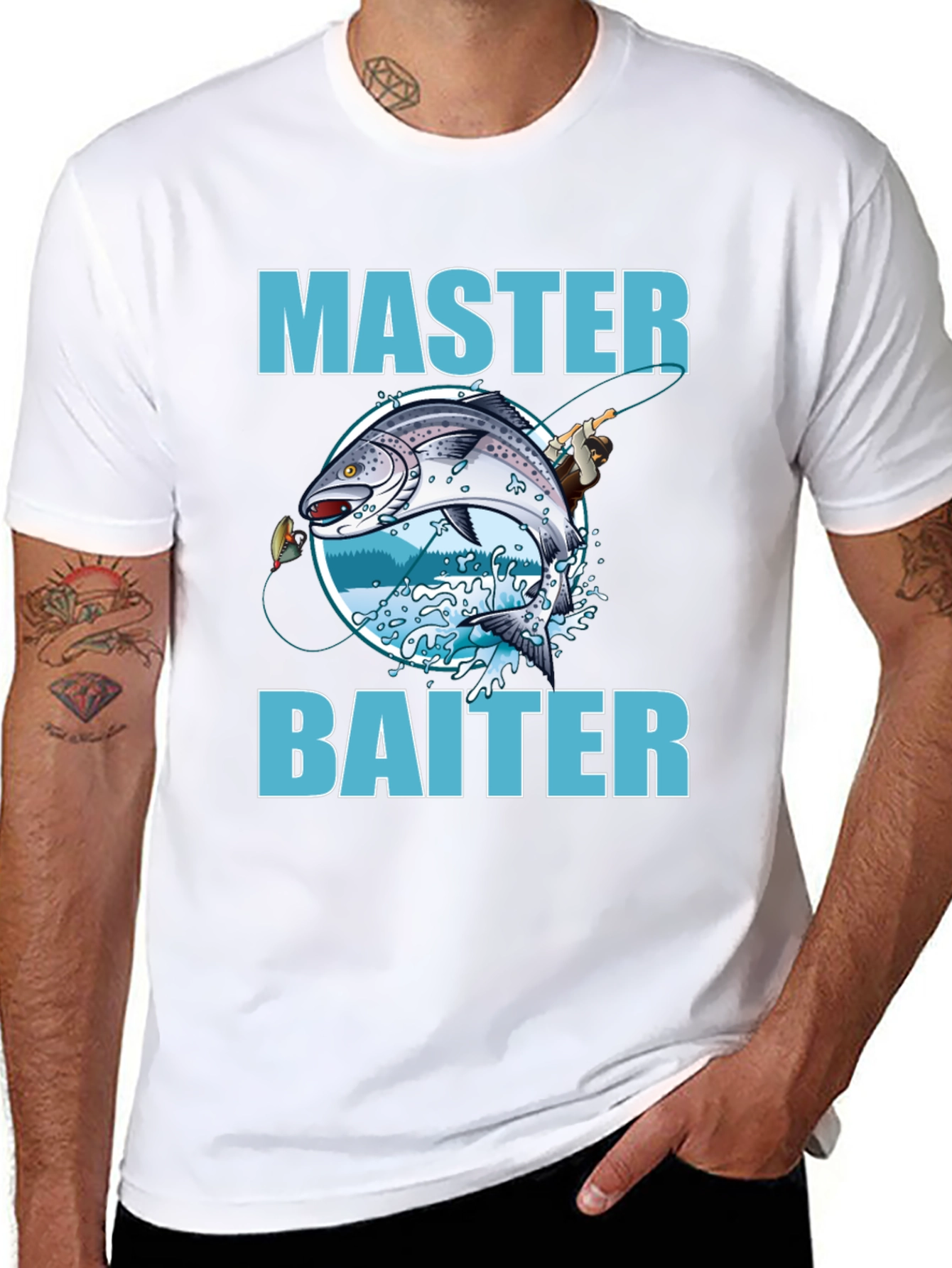 Master Baiter Fishing T-Shirt - Funny Fishing Tee