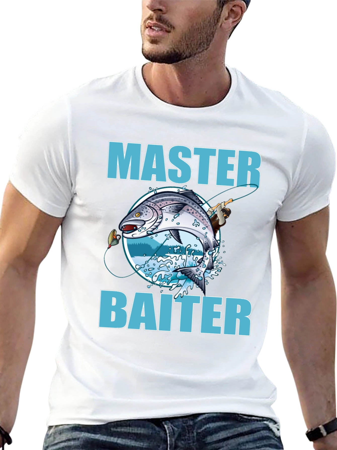 Master Baiter Fishing T-Shirt - Funny Fishing Tee